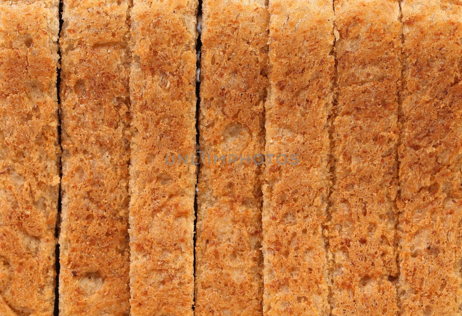 Background of sliced bread. Close up. Whole background.