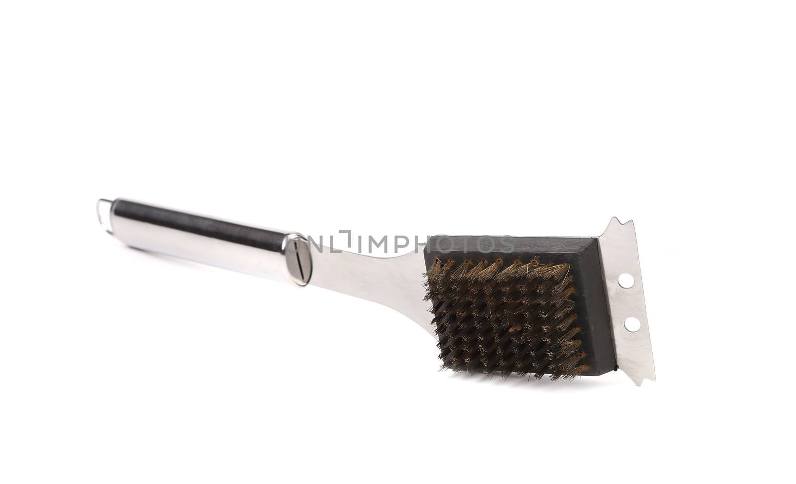 BBQ grill brush. Isolated on a white background.