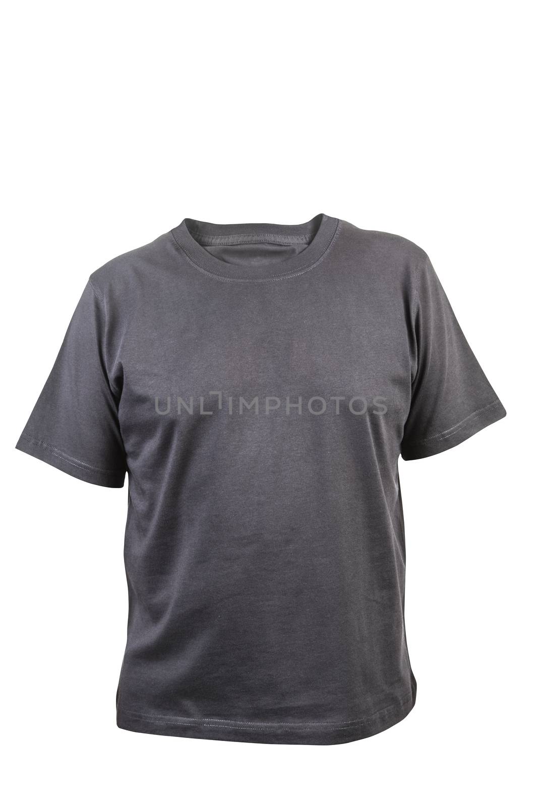 Men's t-shirt isolated on a white background.