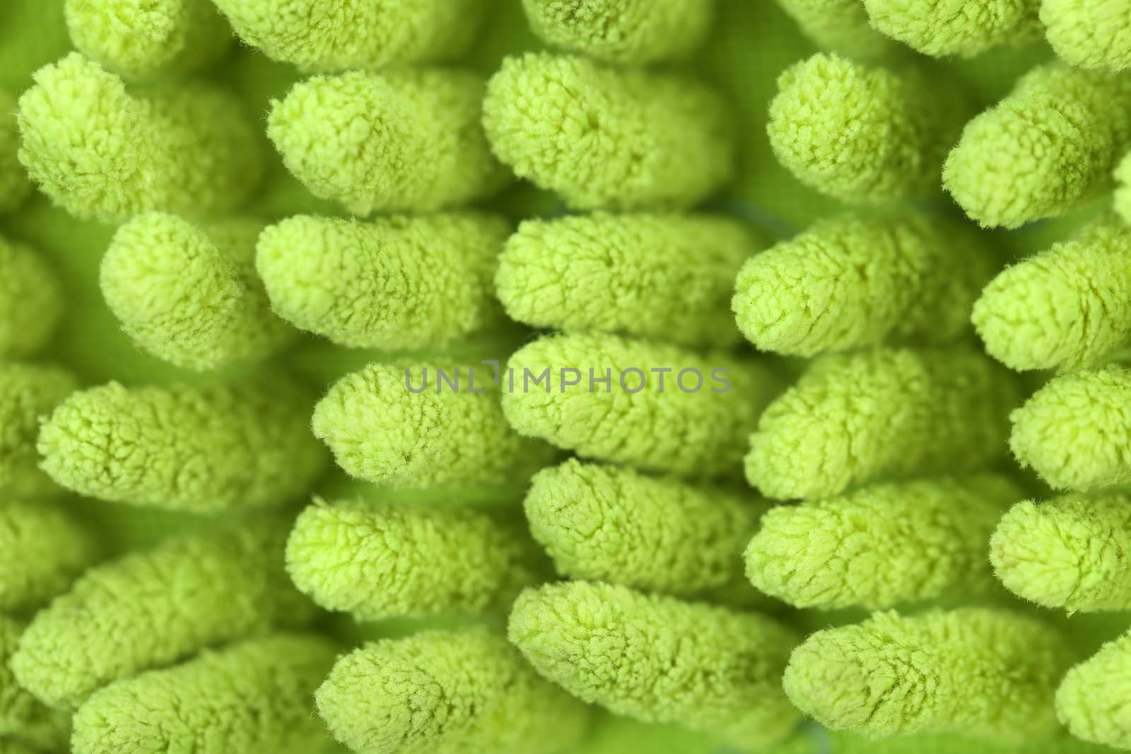 Close up hand bath sponge glove. Background.