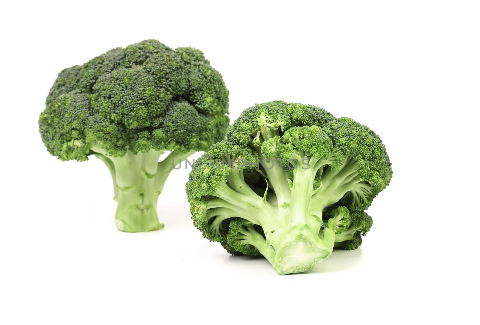 Broccoli vegetable isolated on a white background