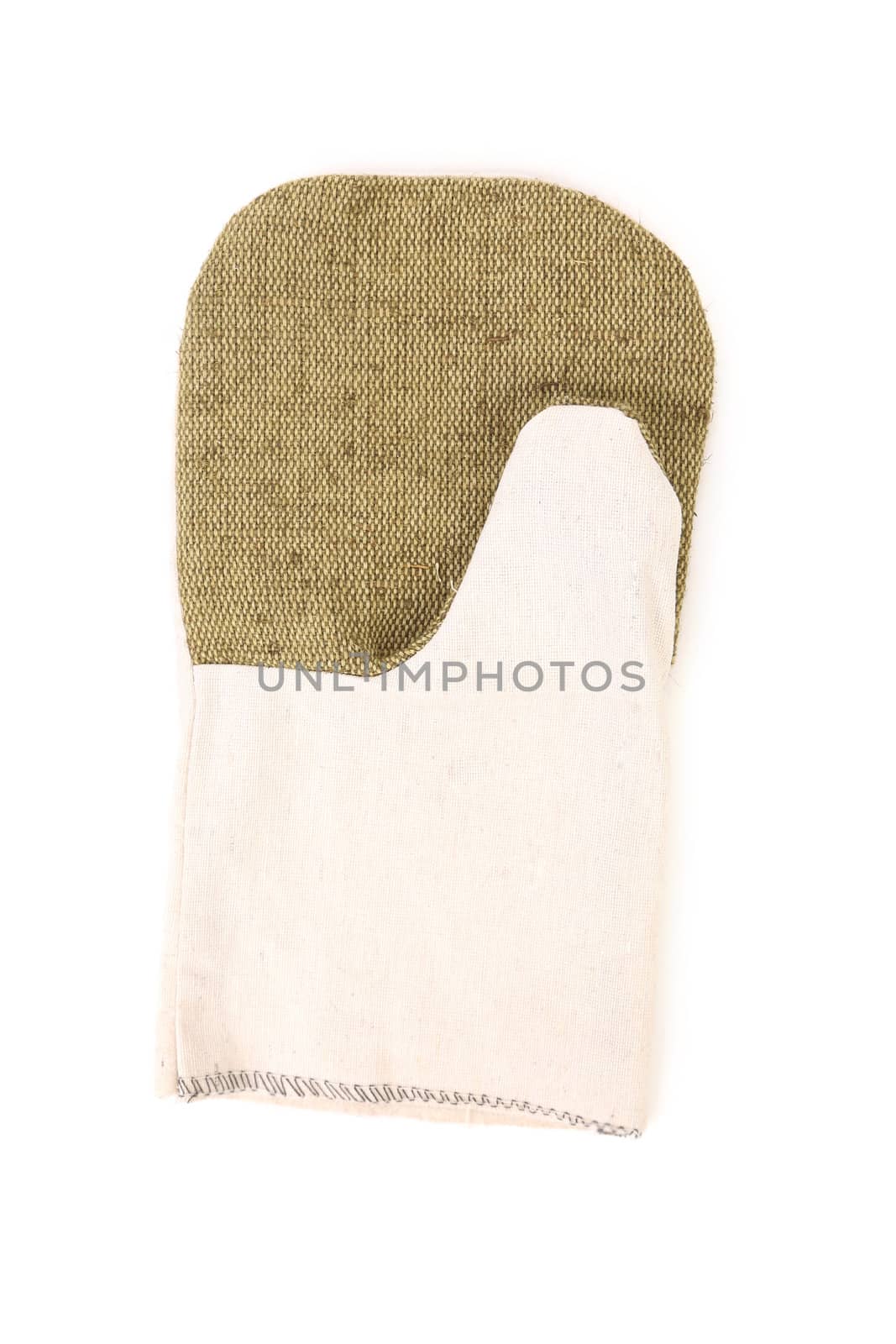 Working gauntlet. Isolated on a white background.