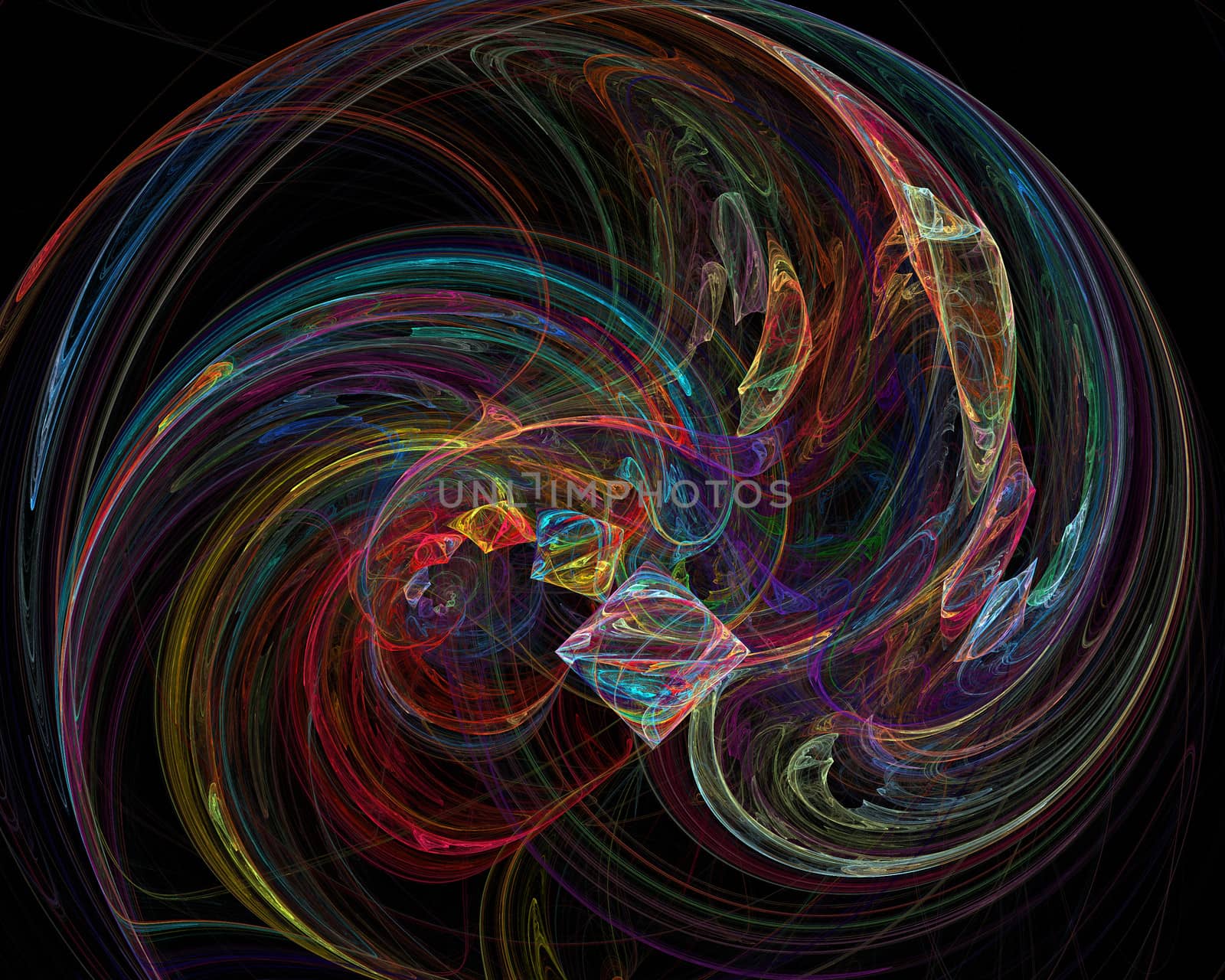 Abstract fractal color background by jame_j@homail.com