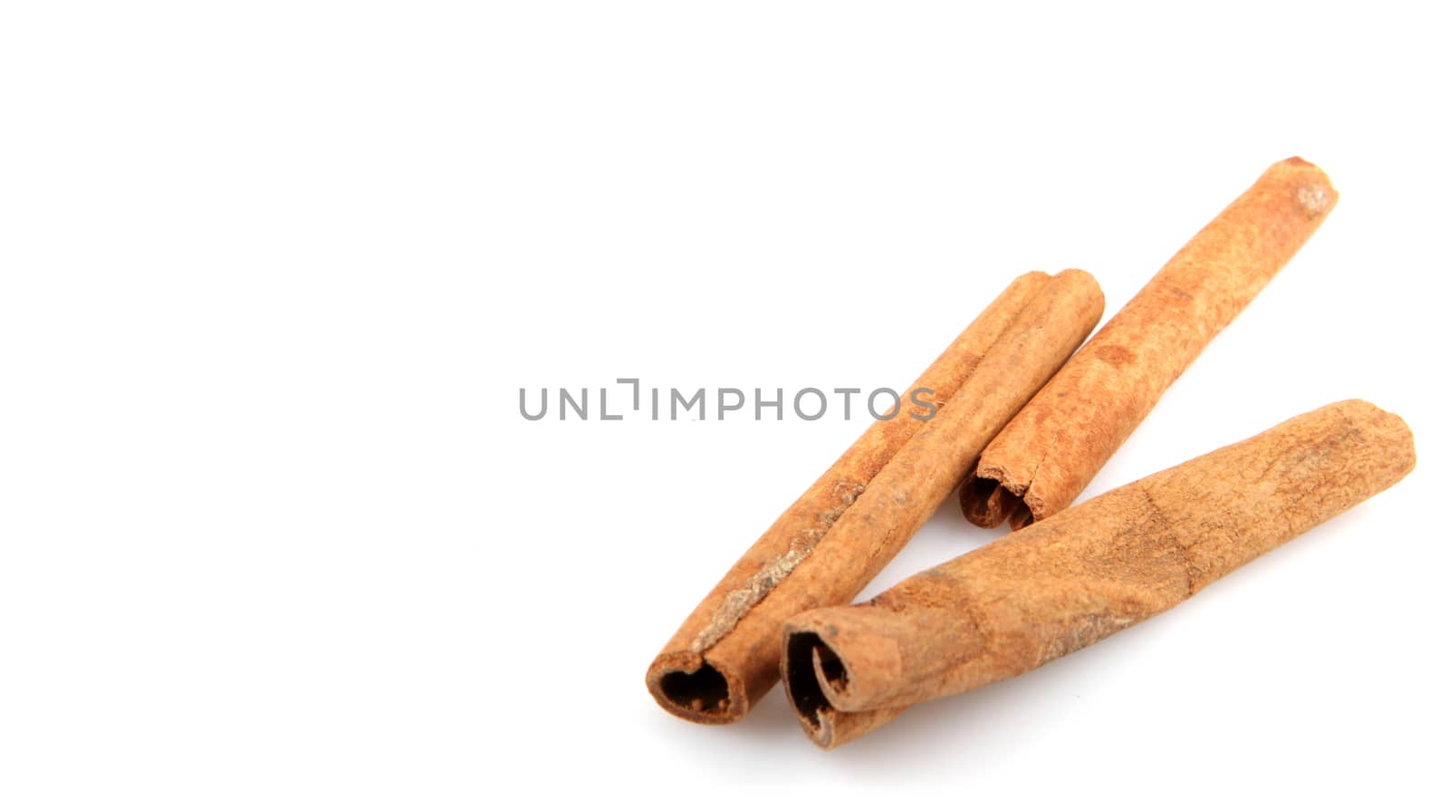 Cinnamon Isolated On White