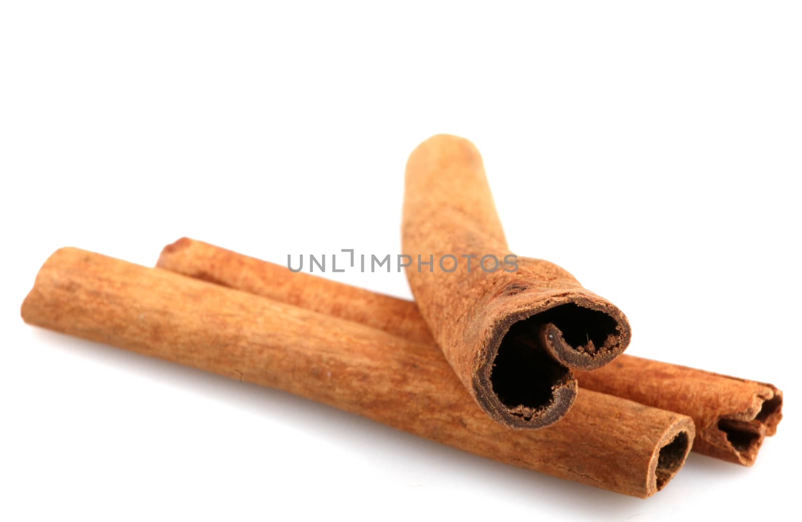 Cinnamon Isolated On White