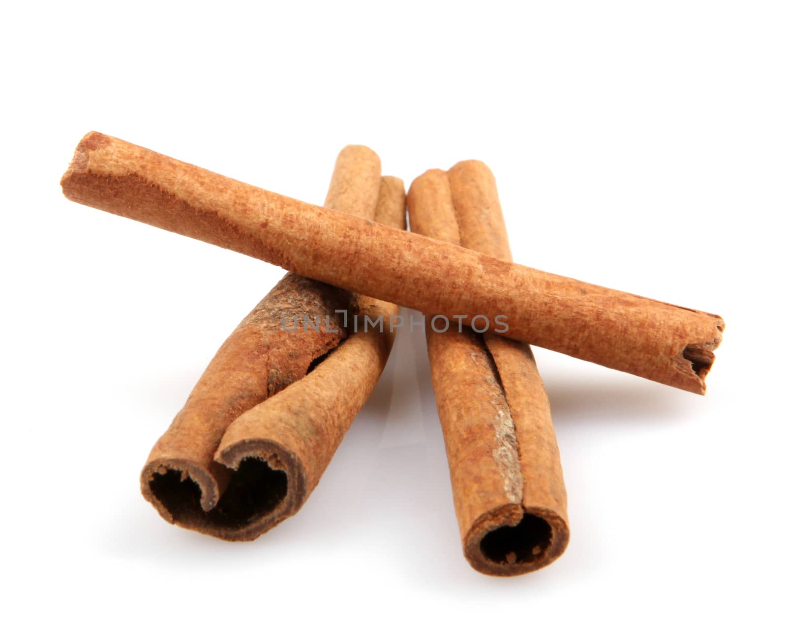 Cinnamon Isolated On White