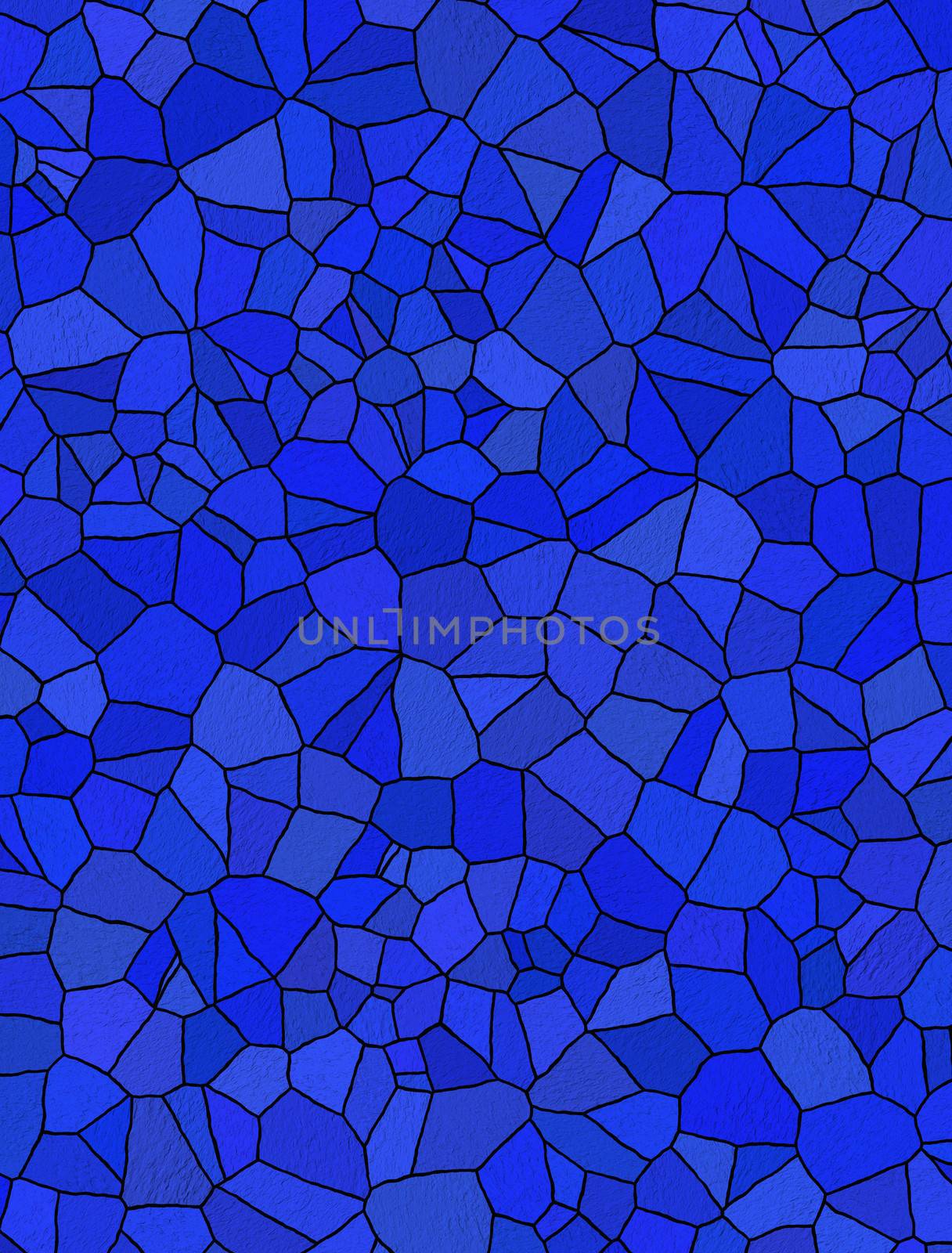 blue mosaic for background