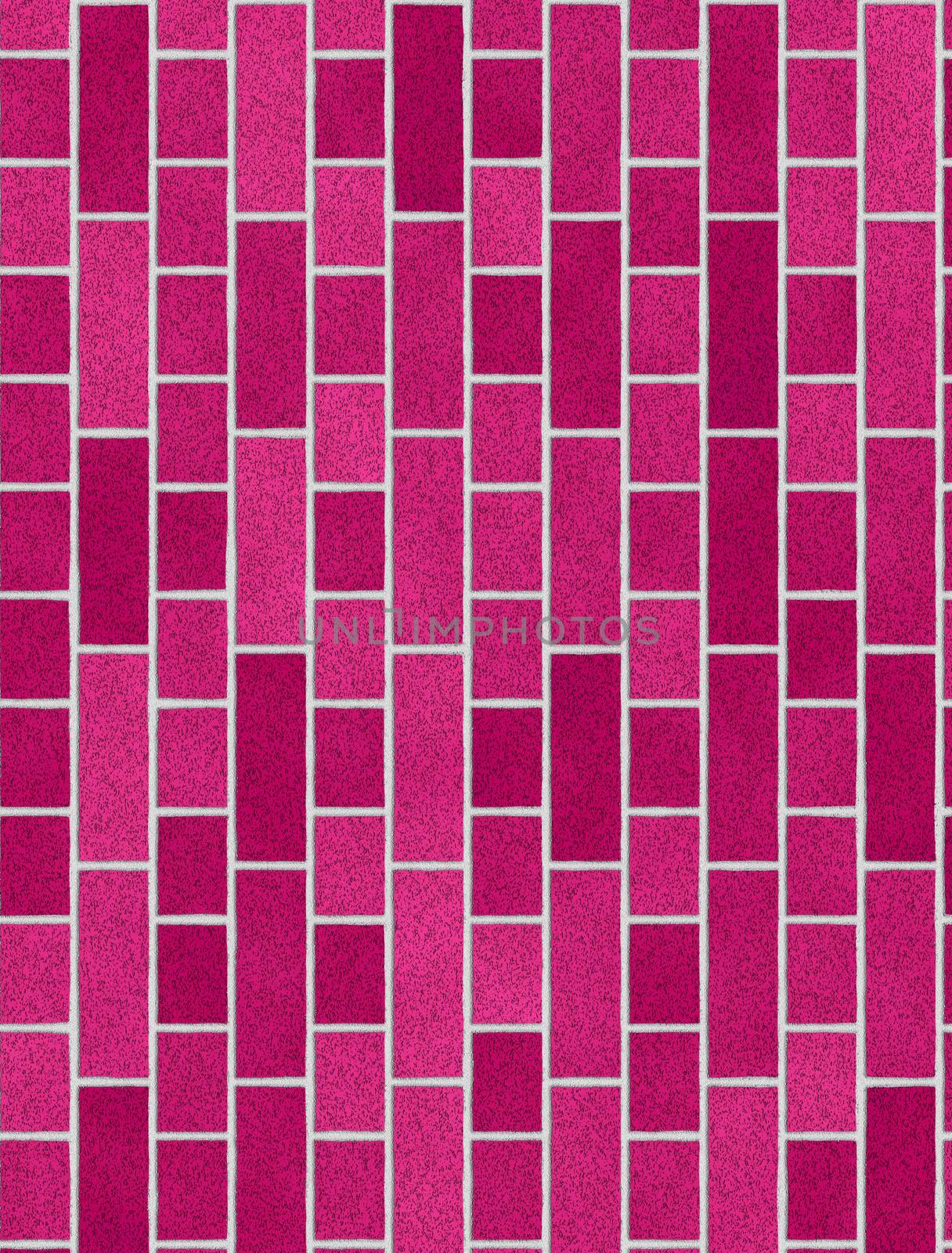 pink brick wall background by sfinks