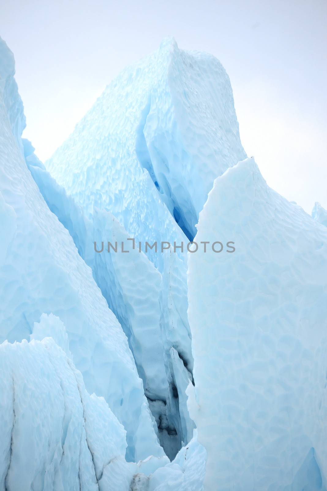 blue ice glacier by porbital