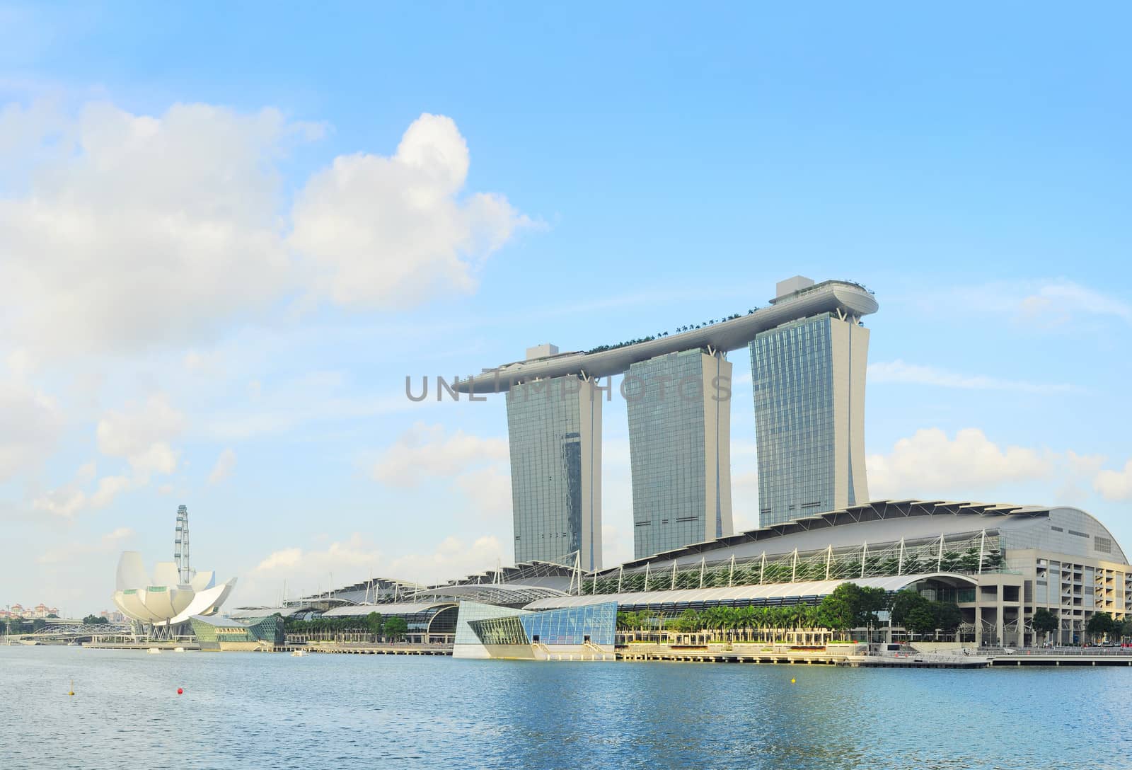 Singapore, Republic of Singapore - March 06, 2013: Marina Bay Sands Resort on March 06, 2013 in Singapore. It is billed as the world's most expensive standalone casino property at S$8 billion