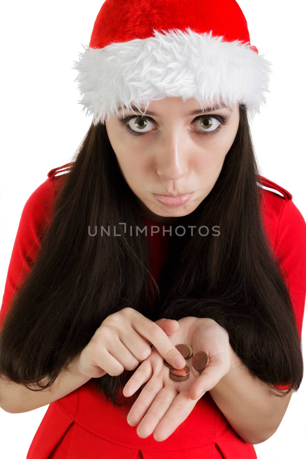 Christmas Girl with Not Enough Money by NicoletaIonescu