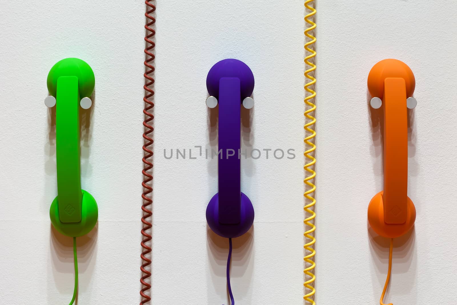 Color phones and phone cords by tdhster