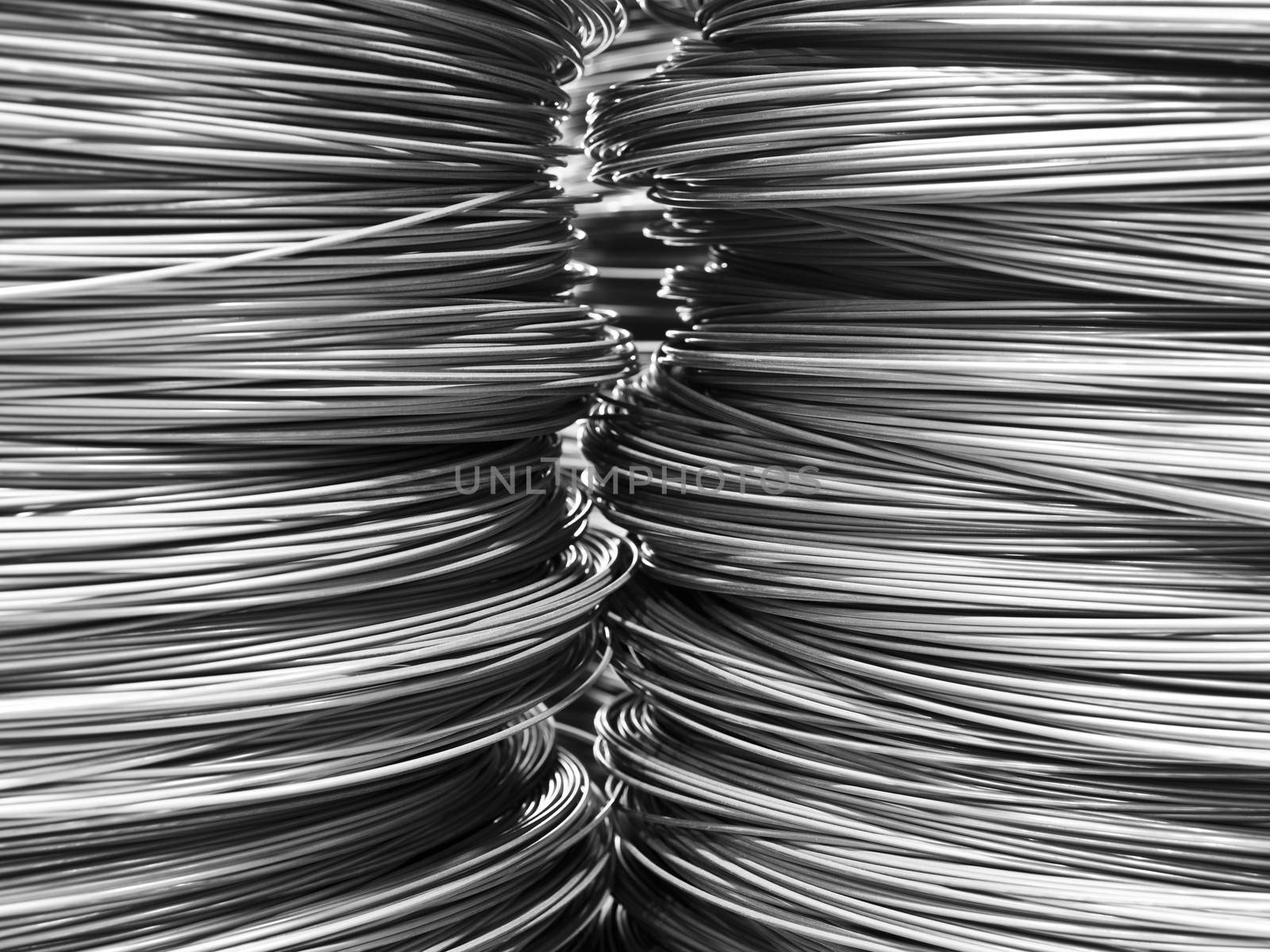 Full Frame of Steel Wire