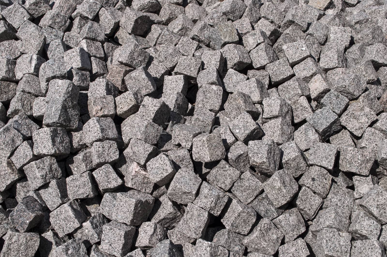 Close up of grey granite boulder background