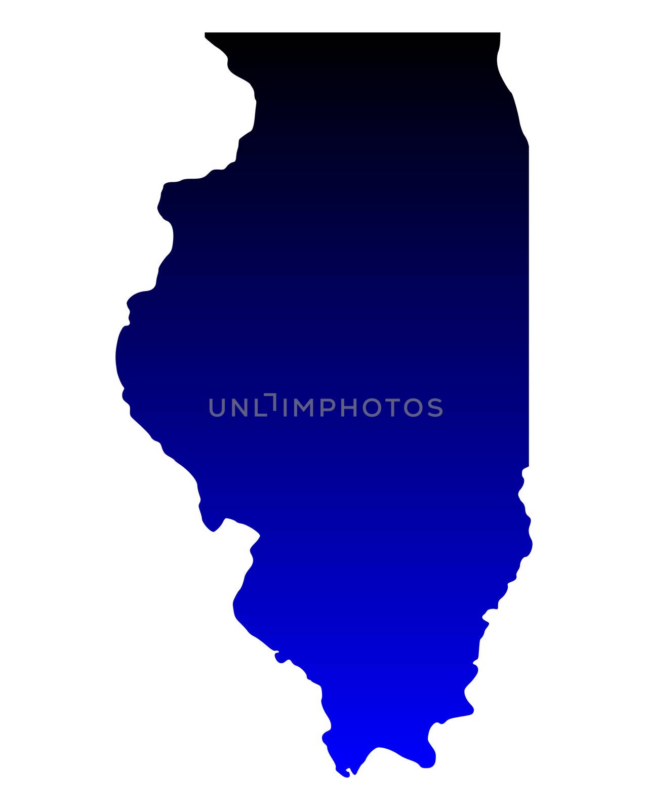 Map of Illinois by rbiedermann