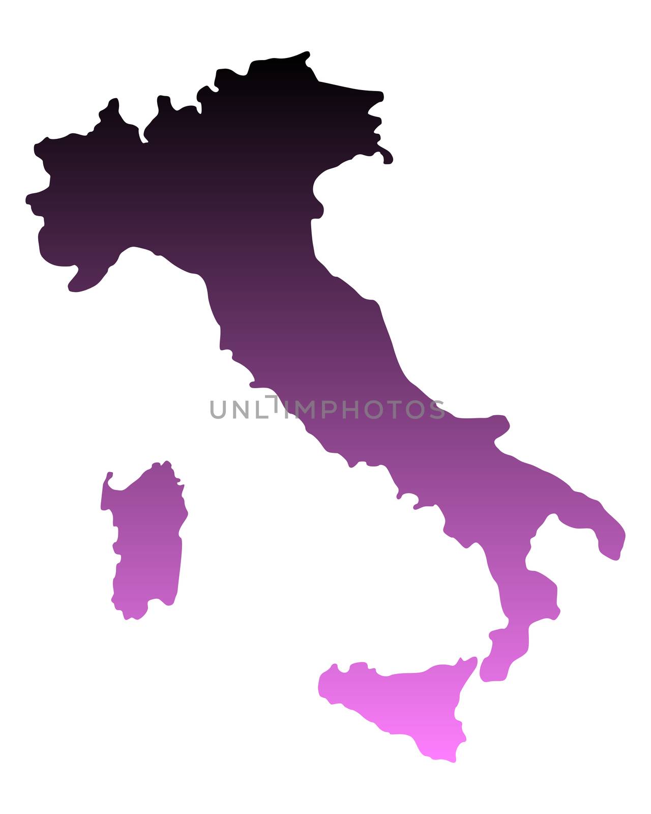 Map of Italy