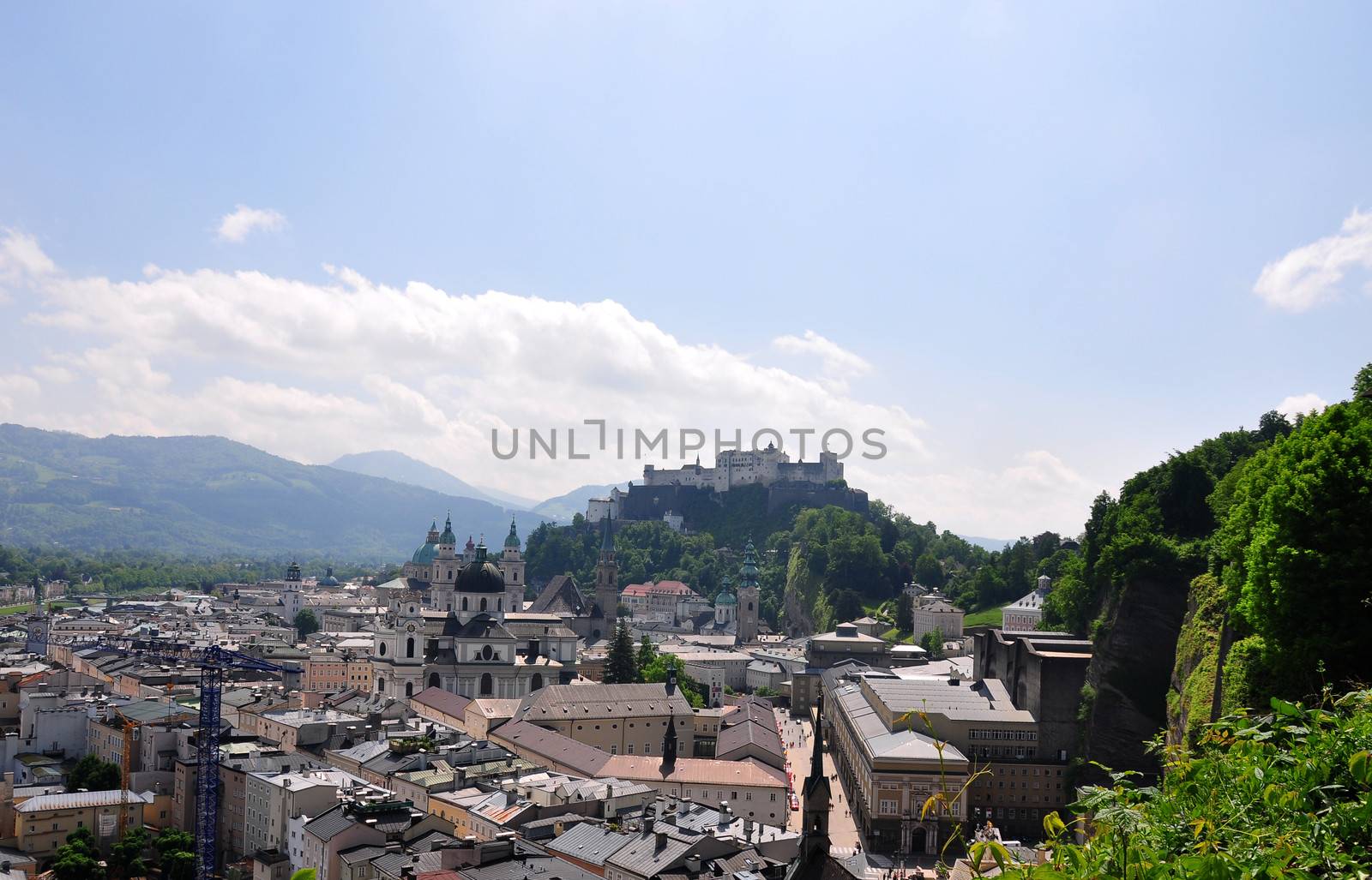 Salzburg with Festung