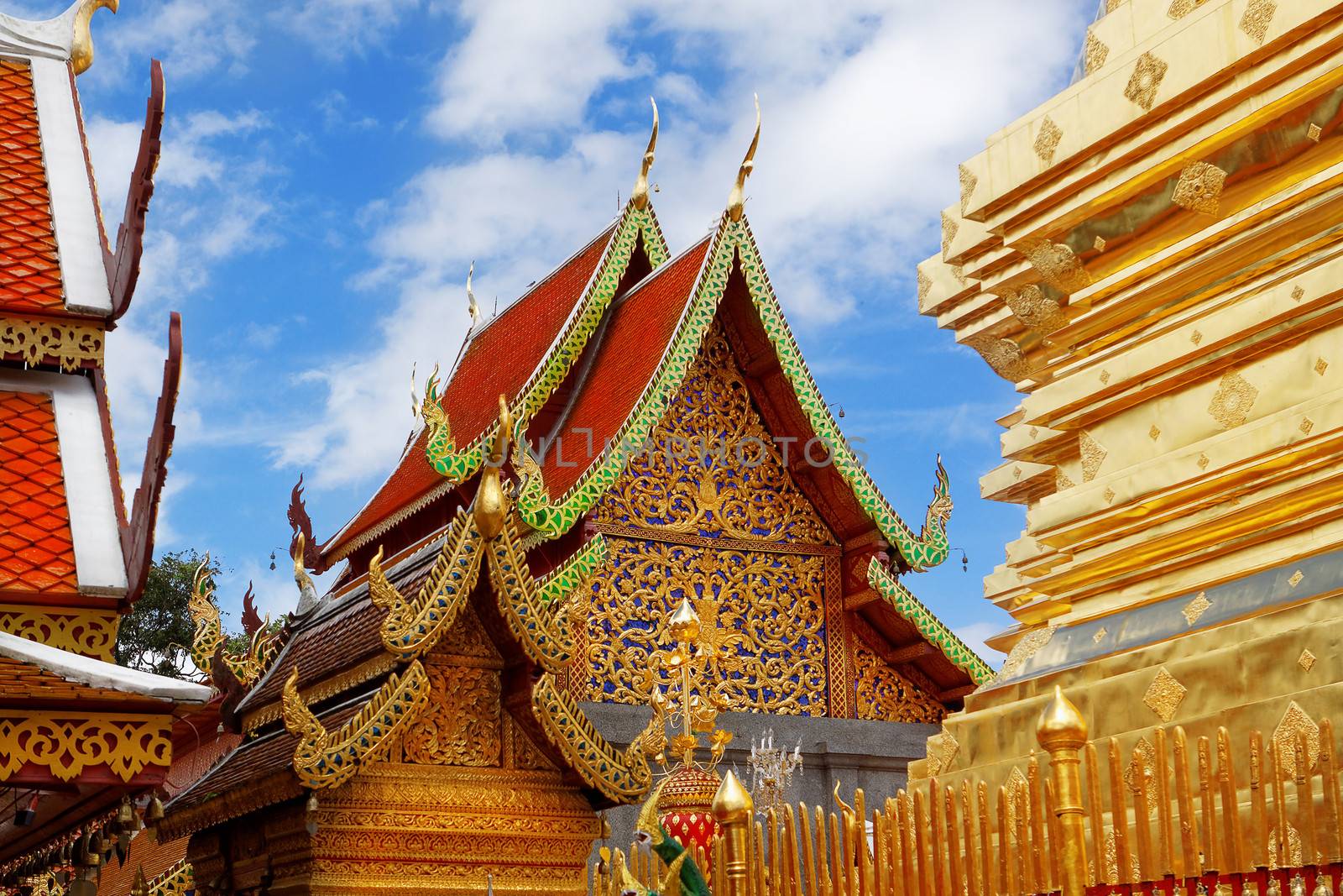 temple  in chiang mai, Thailand