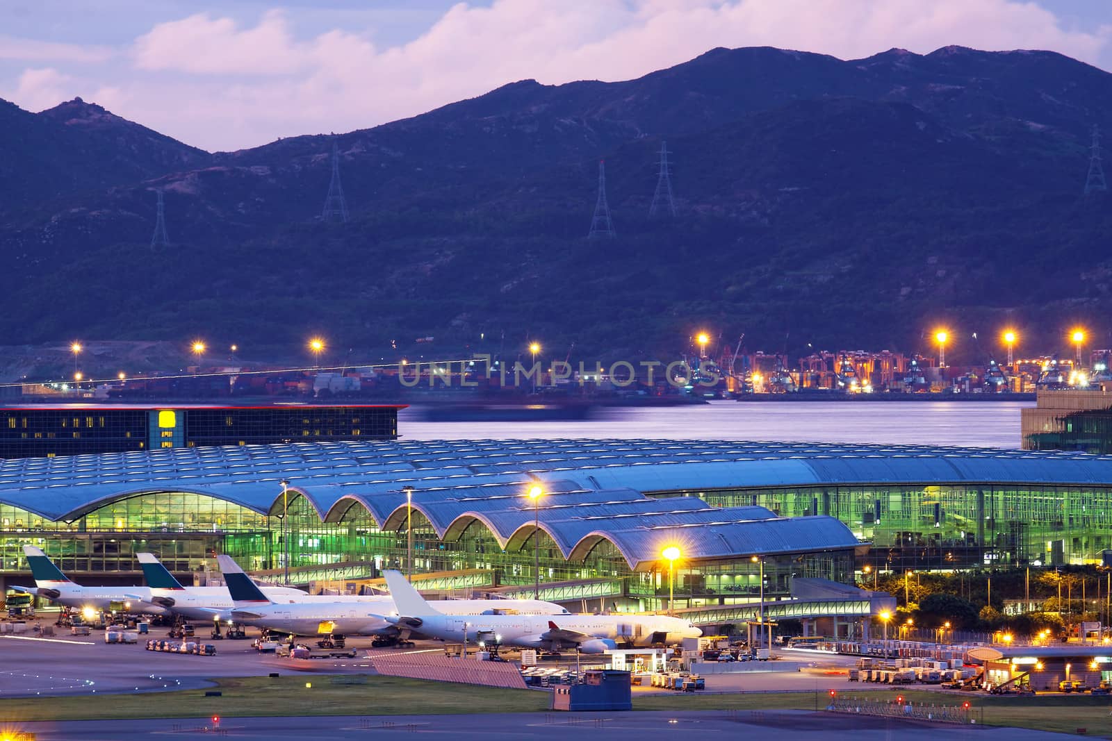 Hongkong airport at tung chung