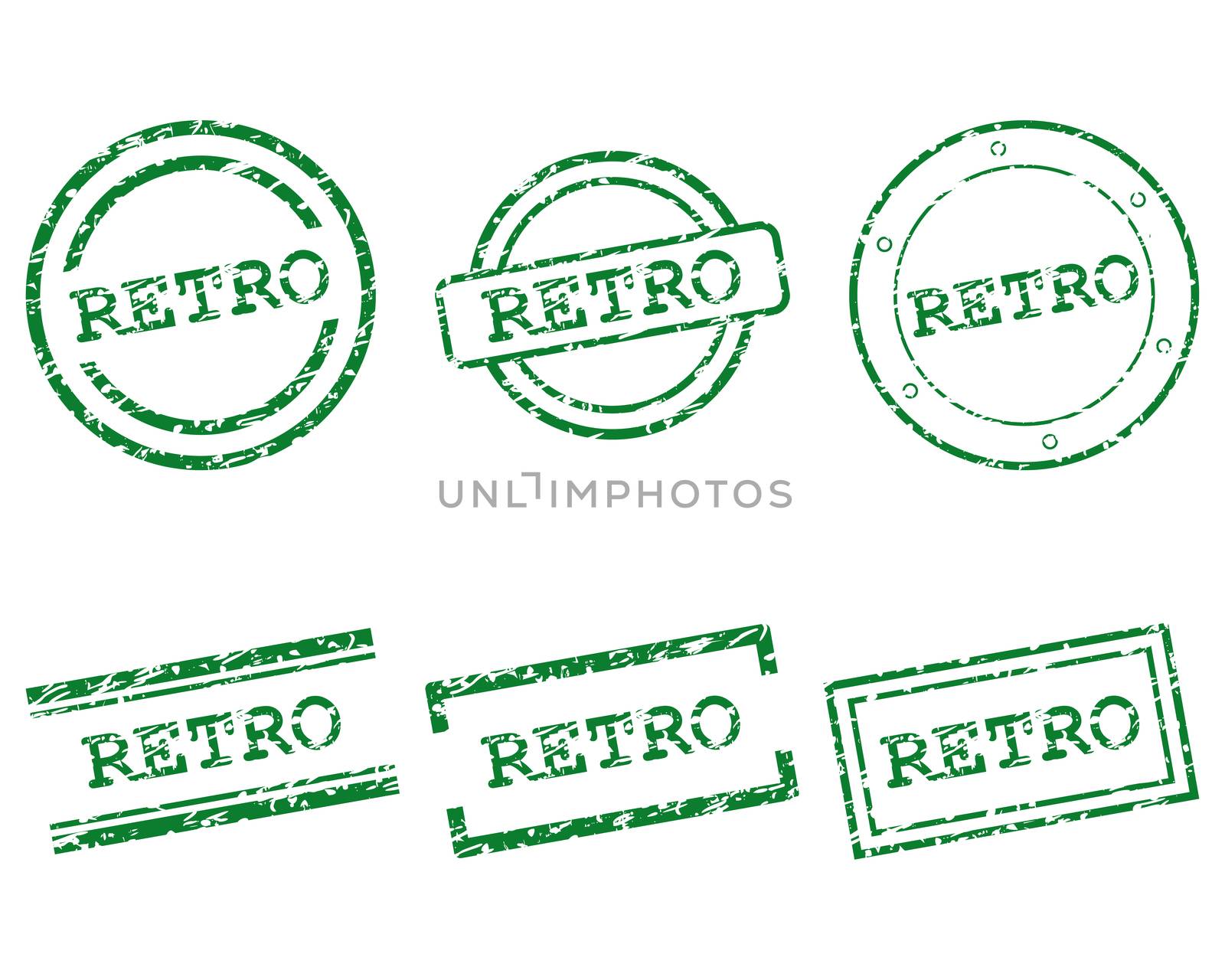 Retro stamps by rbiedermann