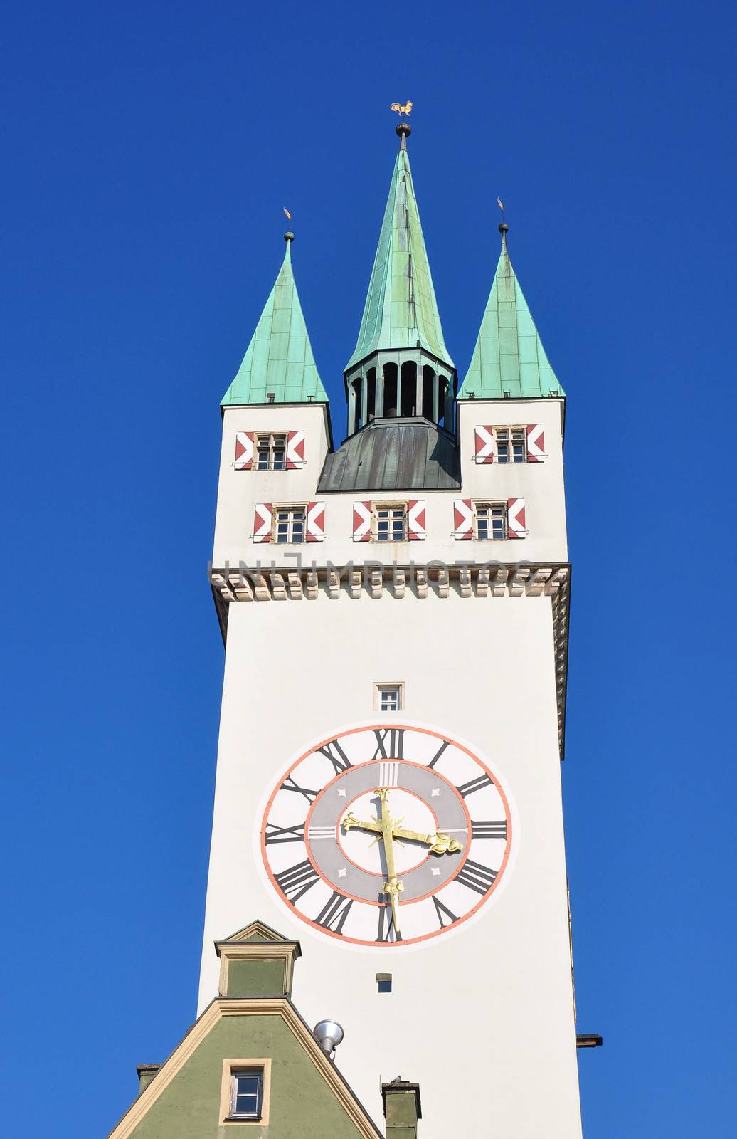 Tower in Straubing, Bavaria by rbiedermann