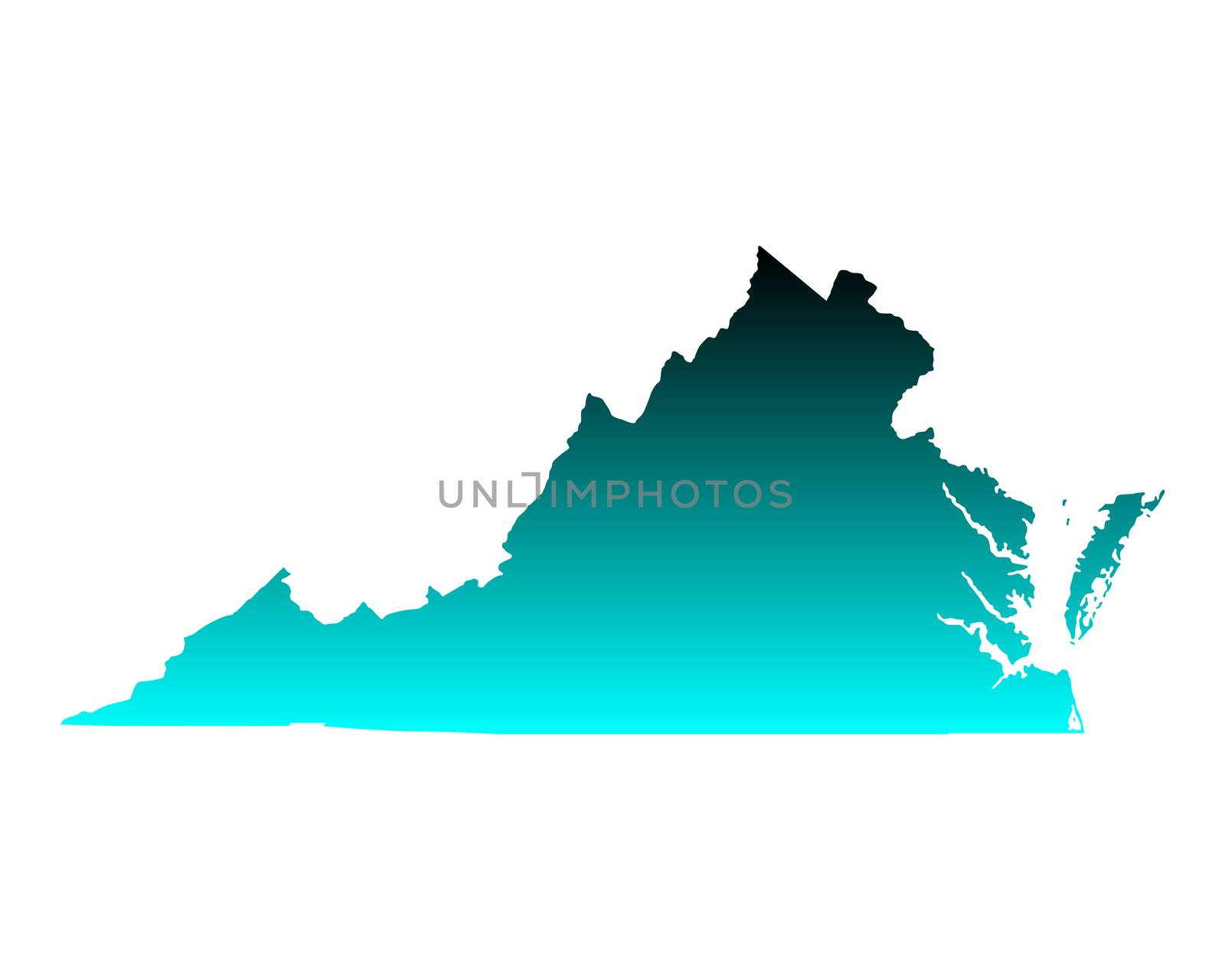 Map of Virginia