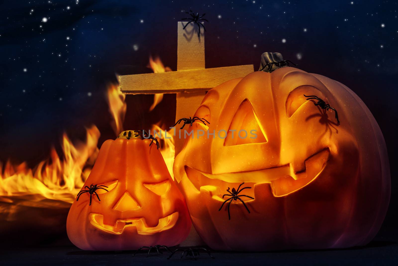 Creepy Halloween night by Anna_Omelchenko