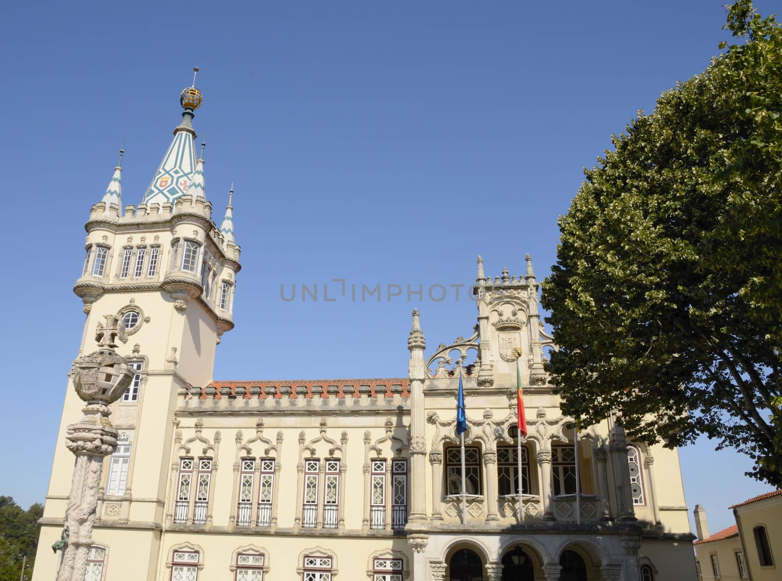 Beautiful building in the village of Sintra, Portugal by monysasi