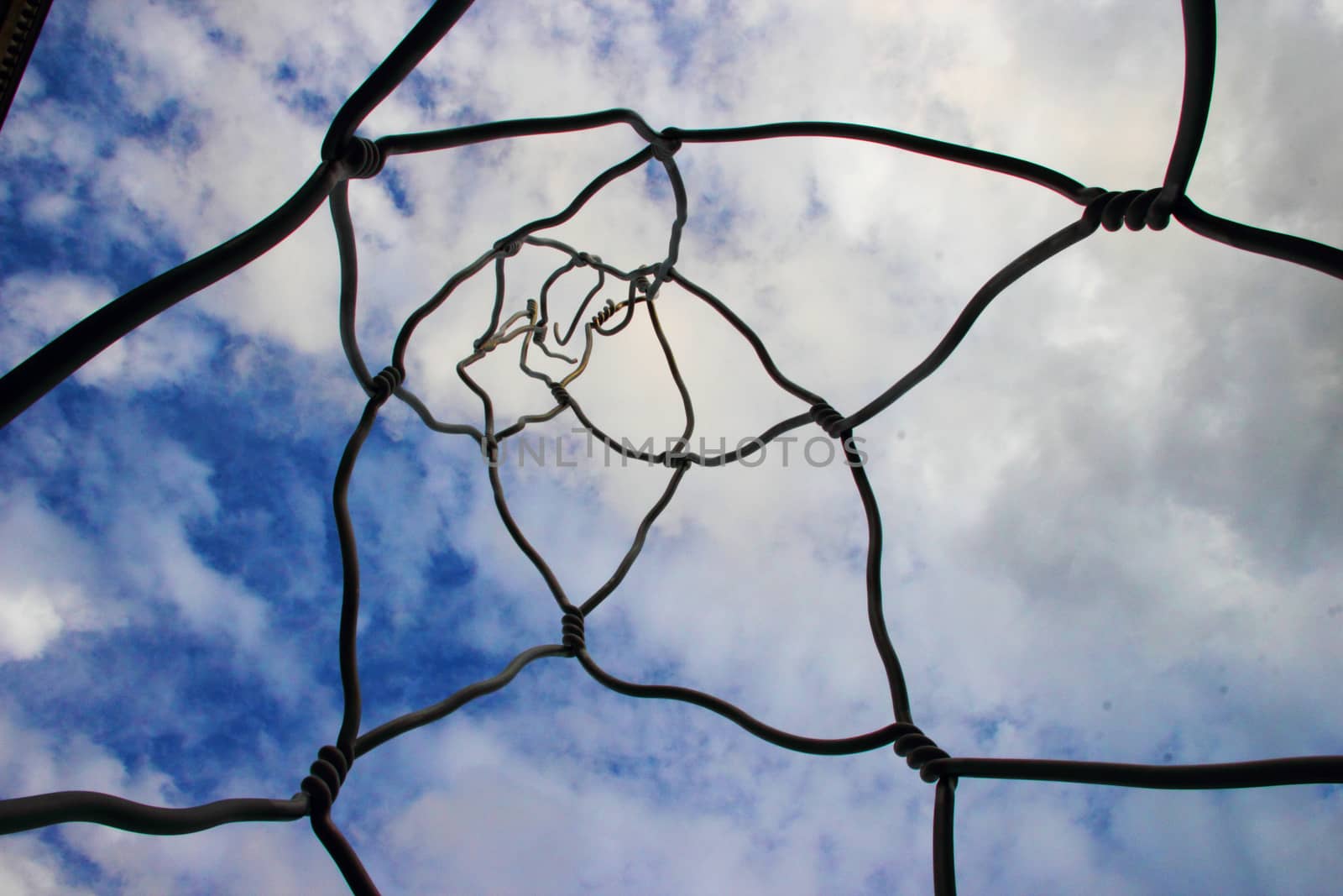 Contemporary Art in Barcelona.  Sculpture Wire