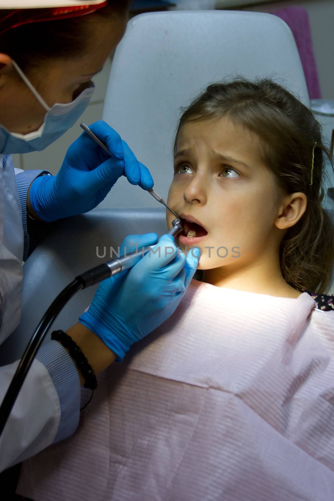 girl at the dentist. by victosha