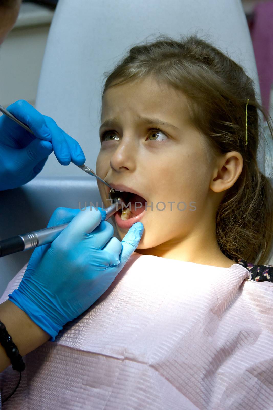 girl at the dentist. by victosha