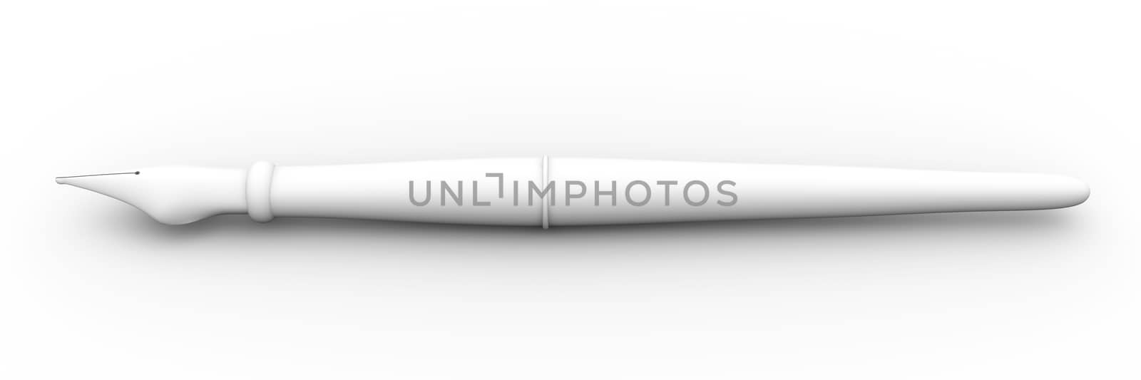 3D rendered Illustration. Isolated on white.