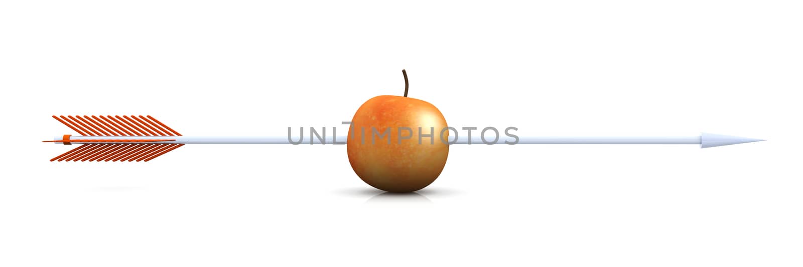 3D Illustration. Isolated on white.
