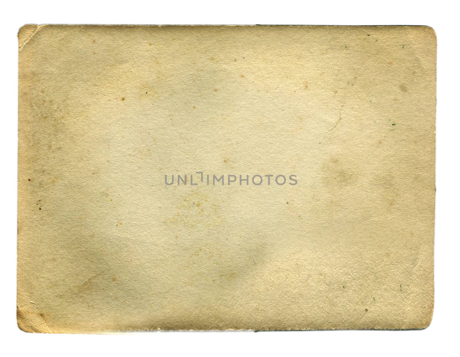 Vintage Paper Isolated On The White Background