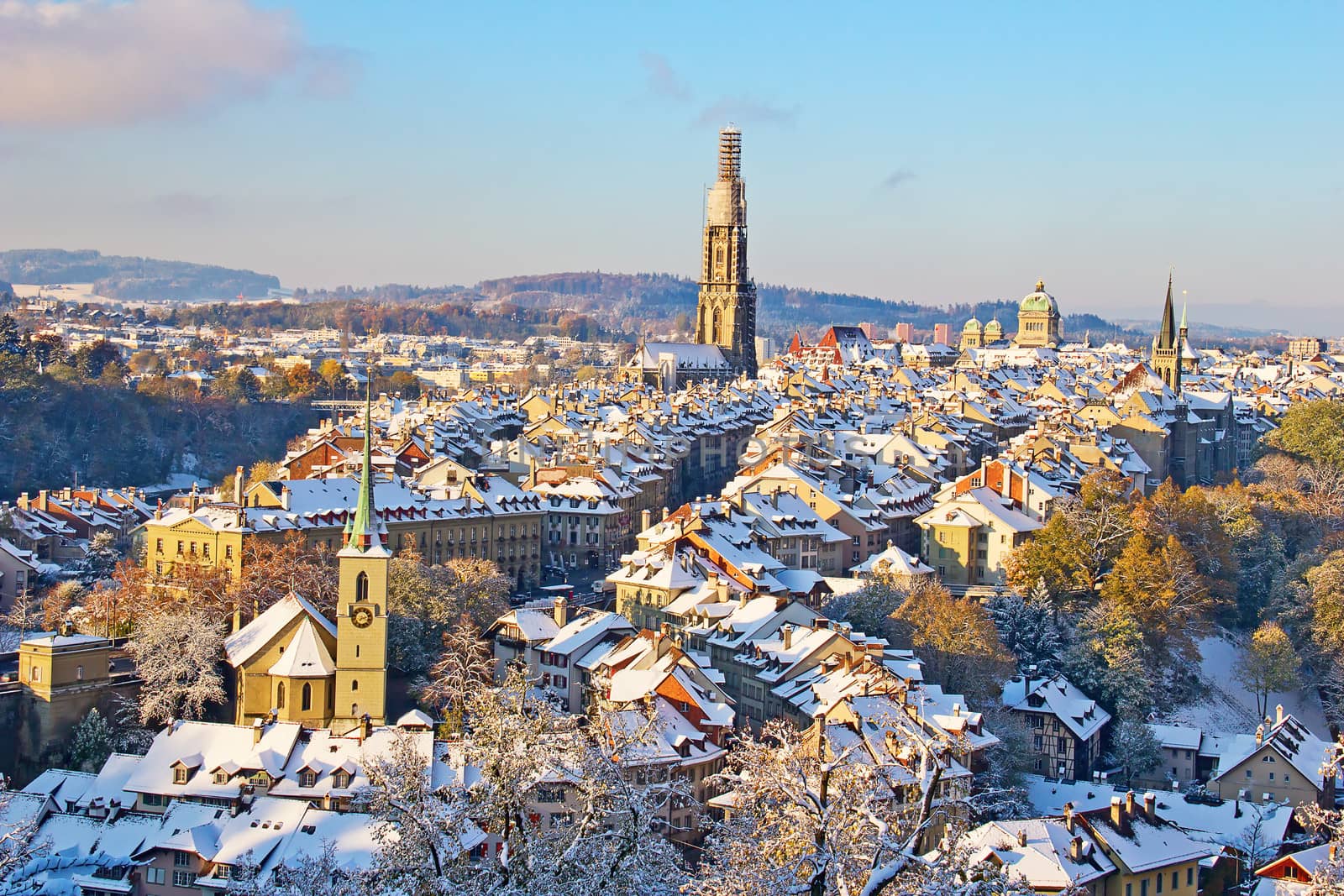 Bern in winter by swisshippo