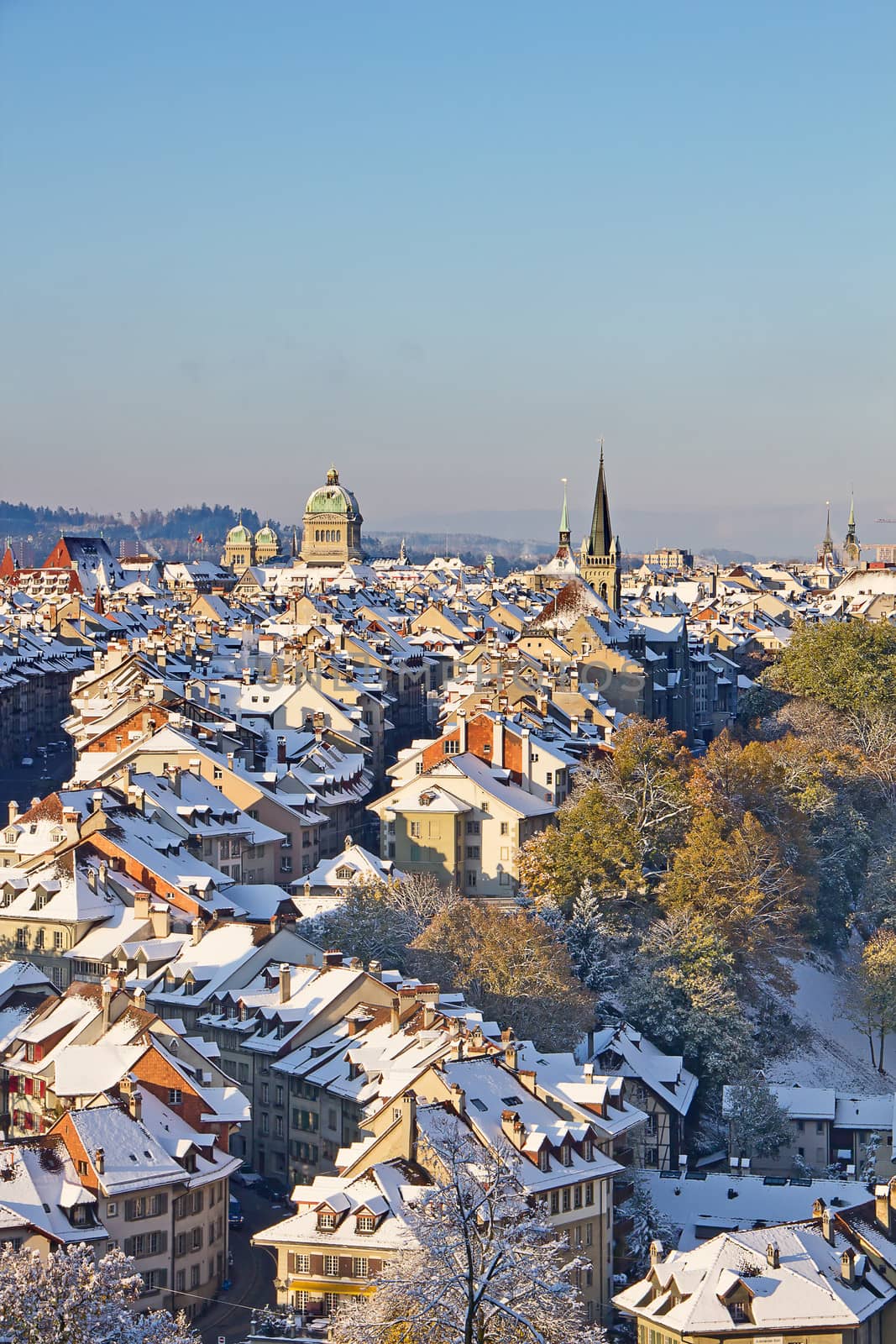 Bern in winter by swisshippo