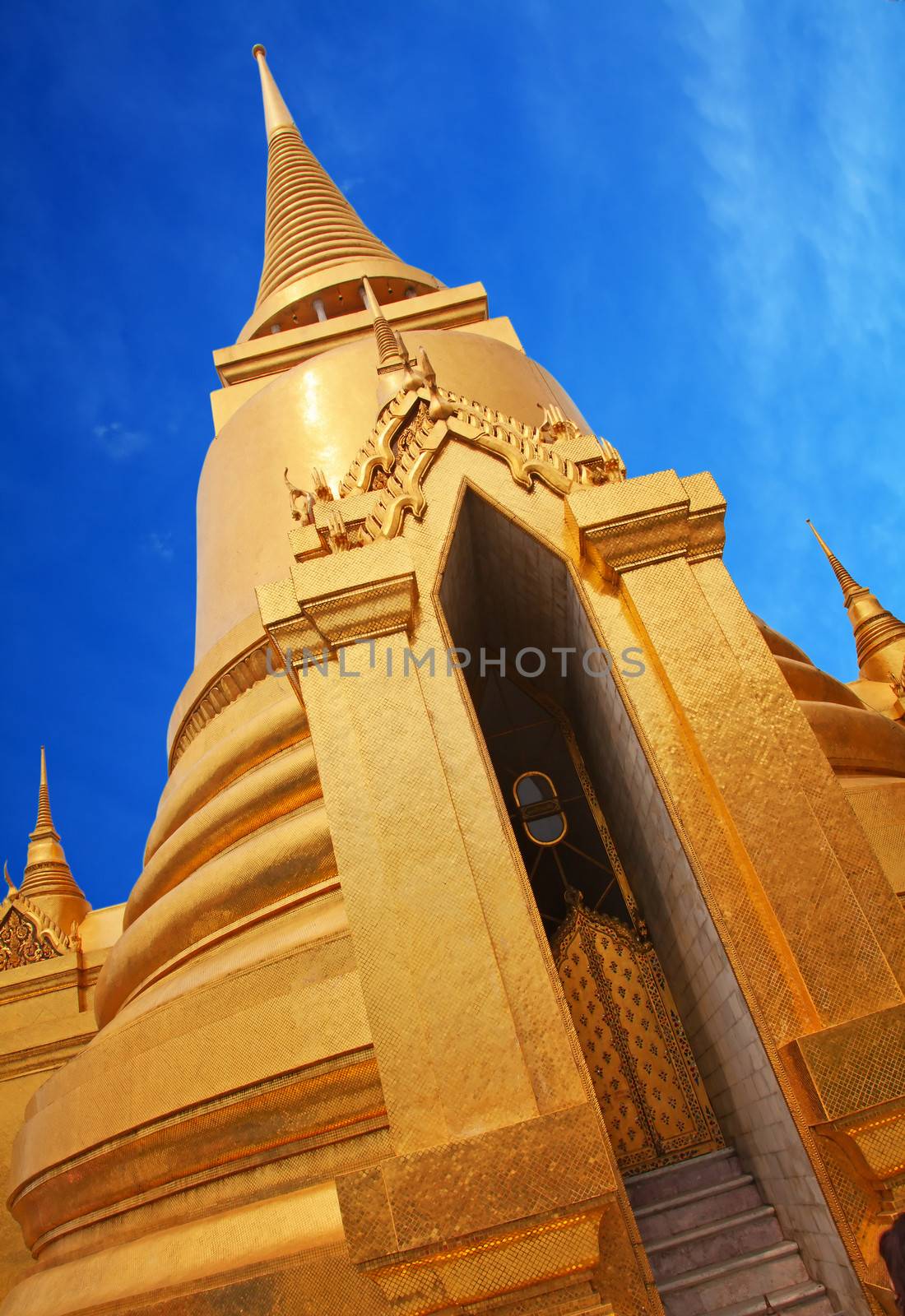 Elements of the decorations of the Grand Palace and Temple of Emerald Buddha in Bangkok, Thailand