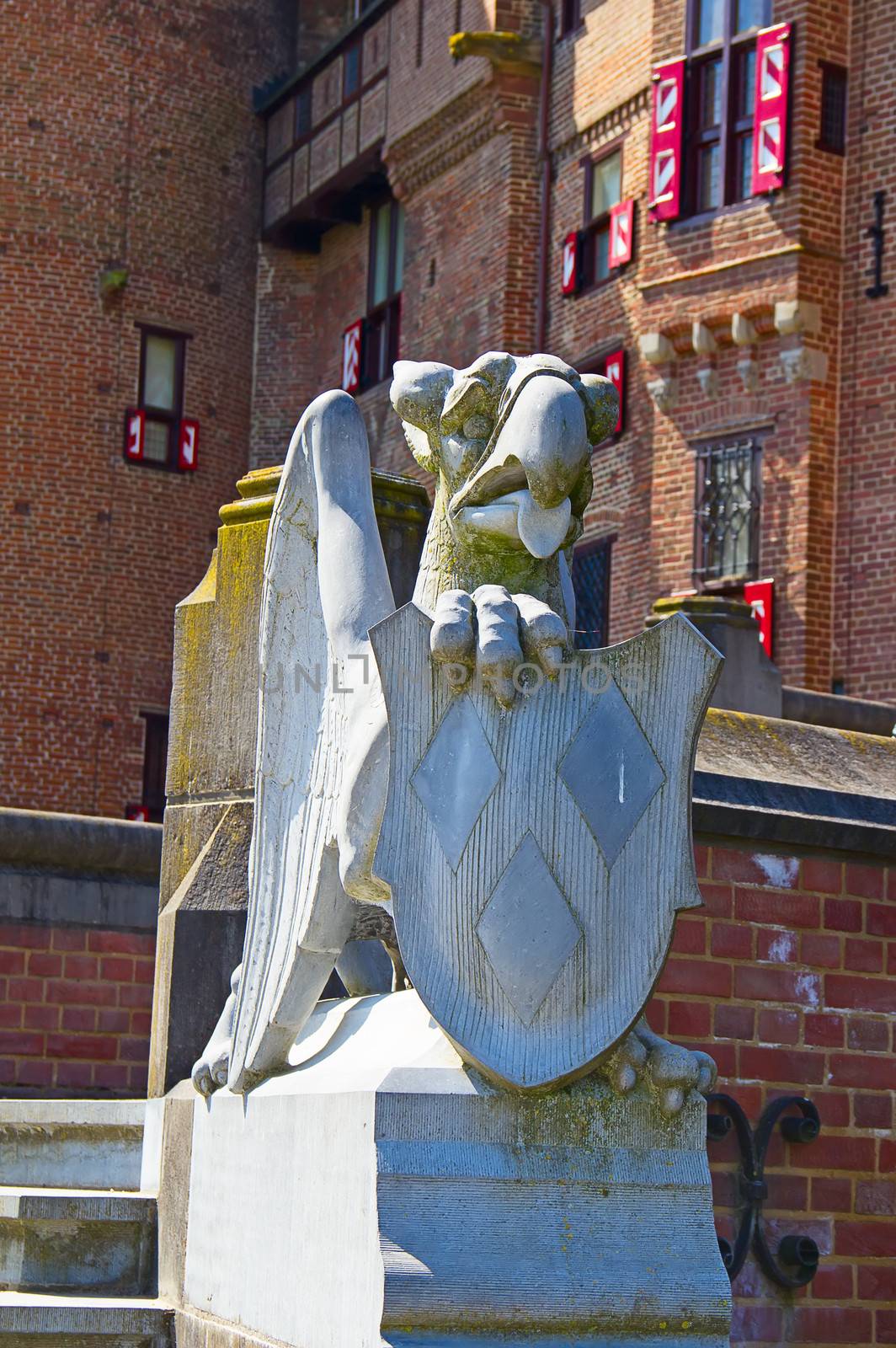 Ancient De Haar castle near Utrecht, Netherlands