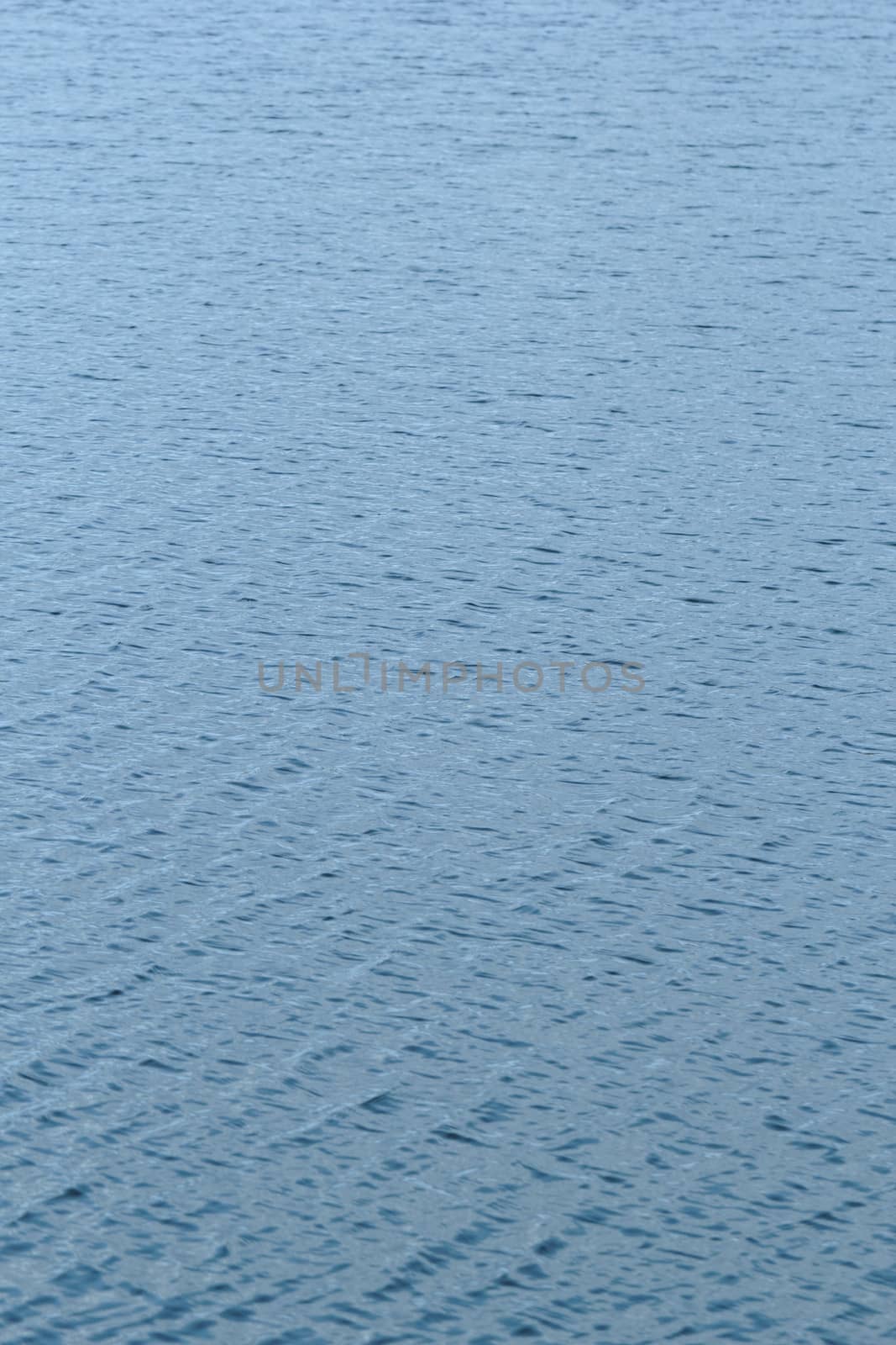 blue water surface on the wind