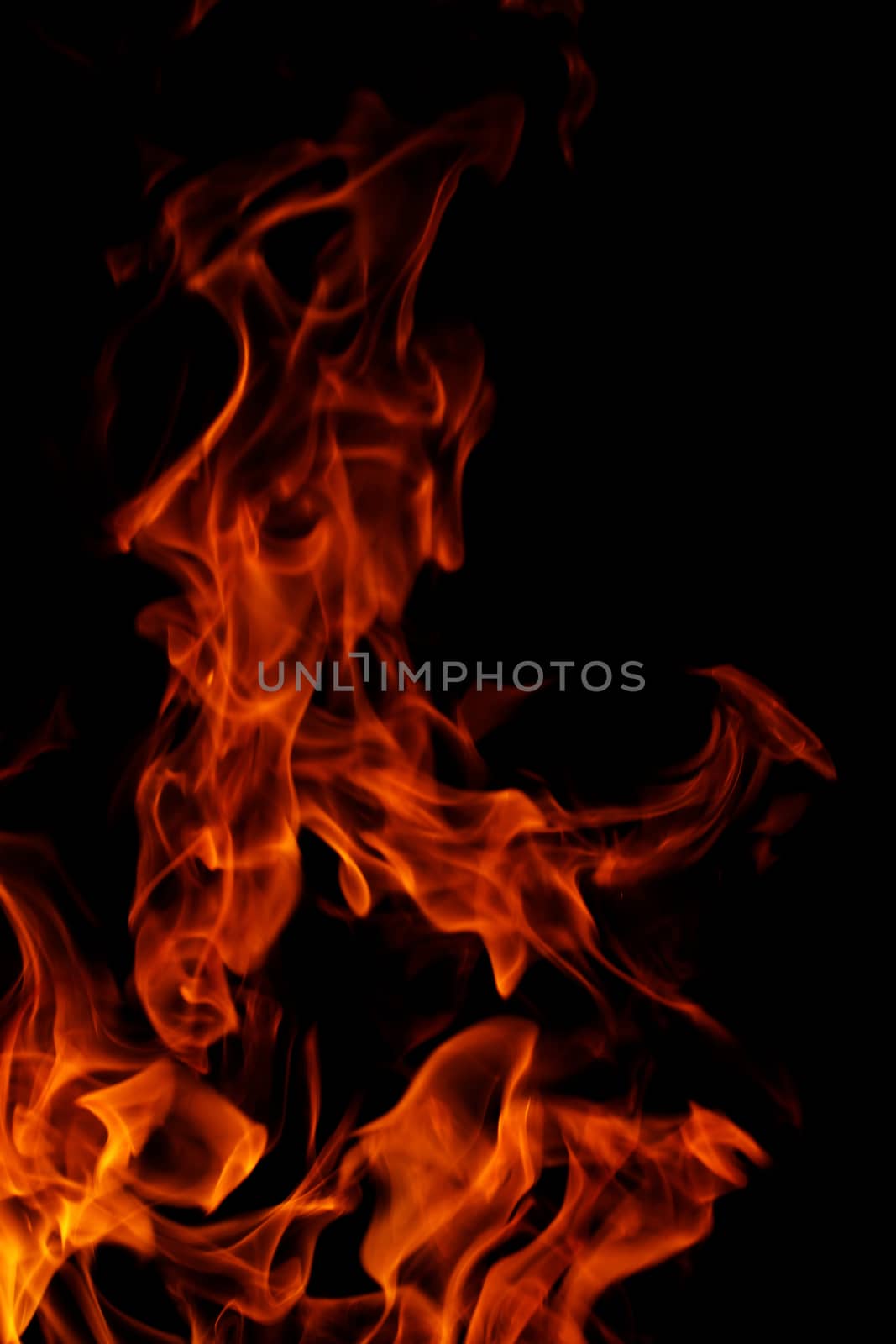 fire on black background by NagyDodo