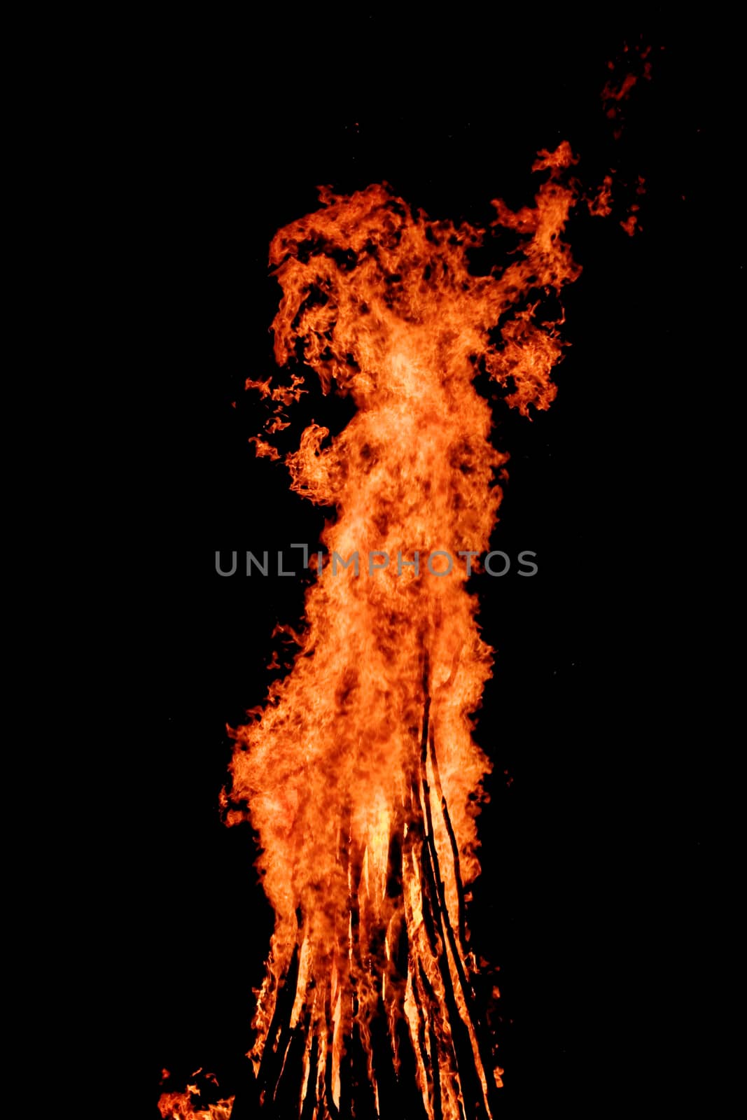 fire on black background by NagyDodo