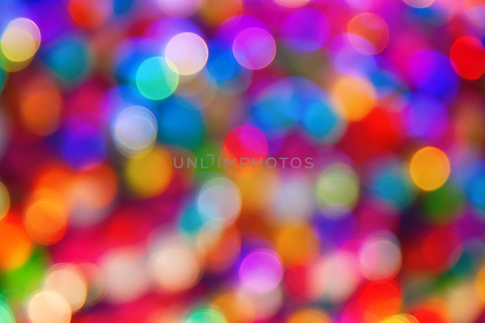 blurred defocused multi color lights