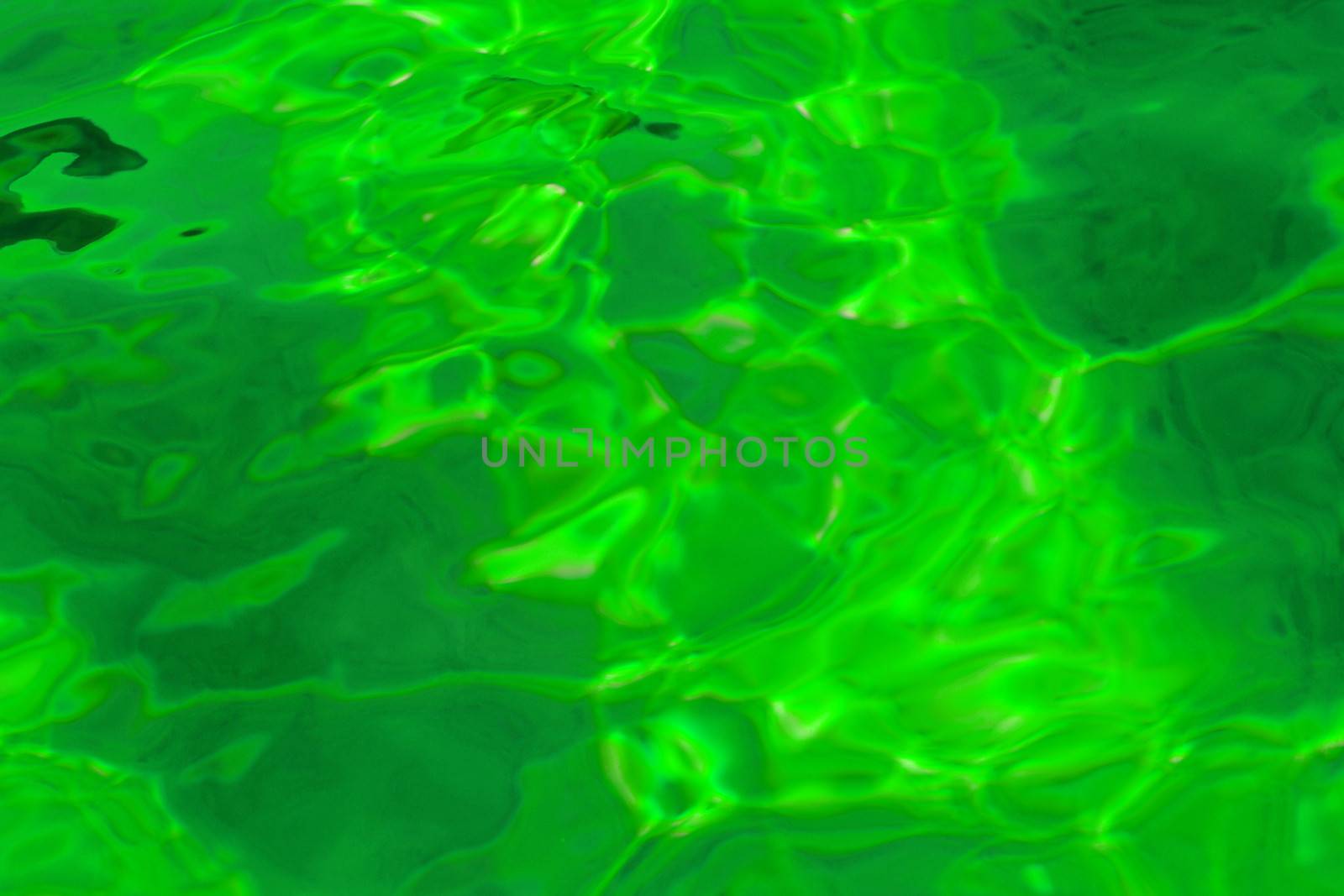 poison green abstract background of wavy water surface