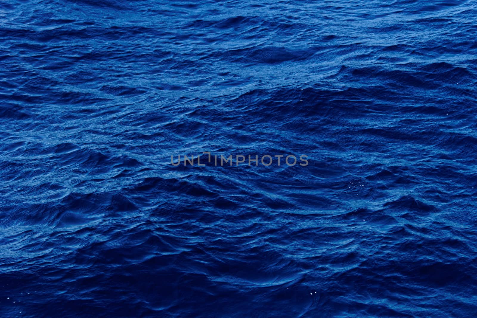 blue abstract background of wavy water surface