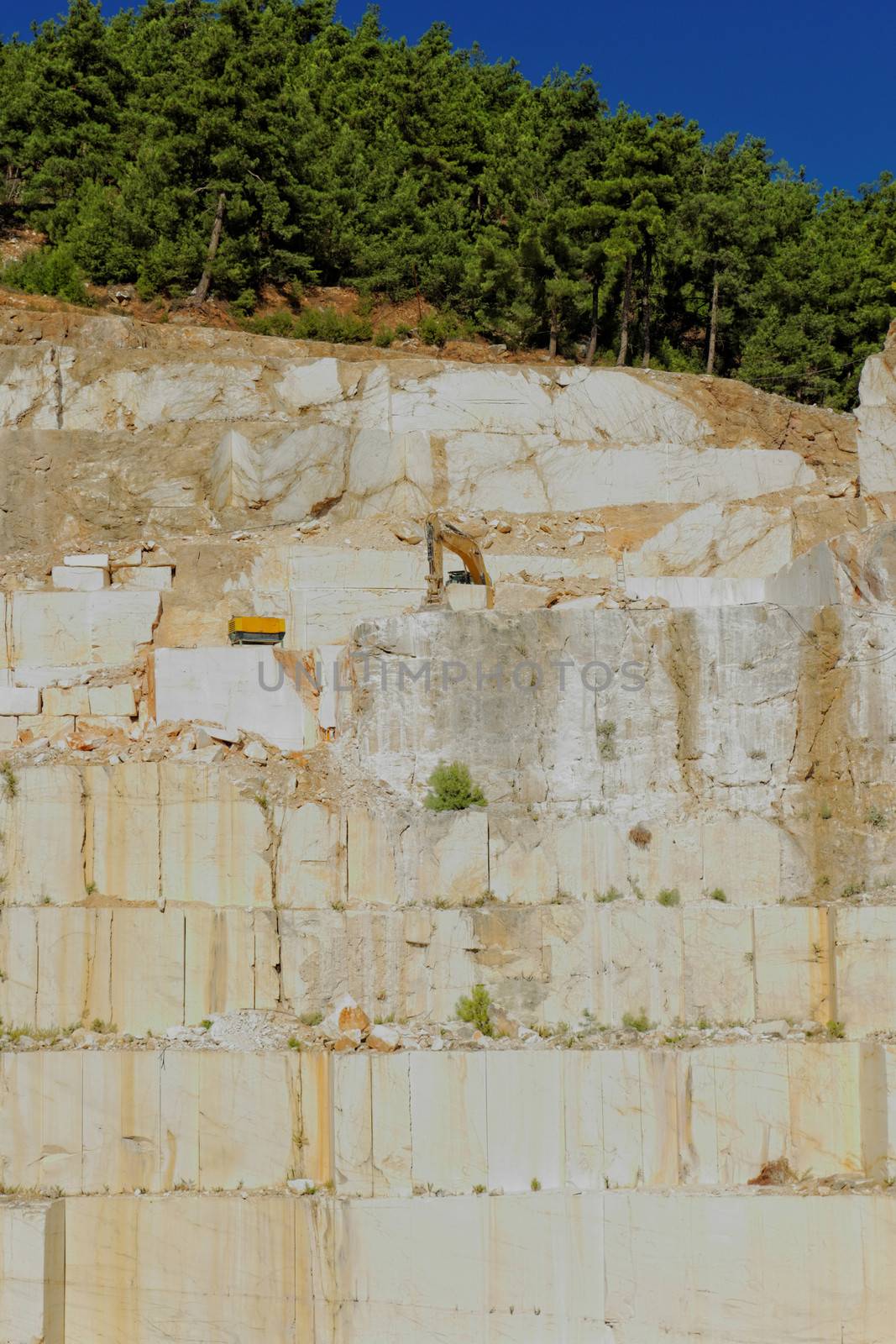 Thassos white marble quarry by NagyDodo