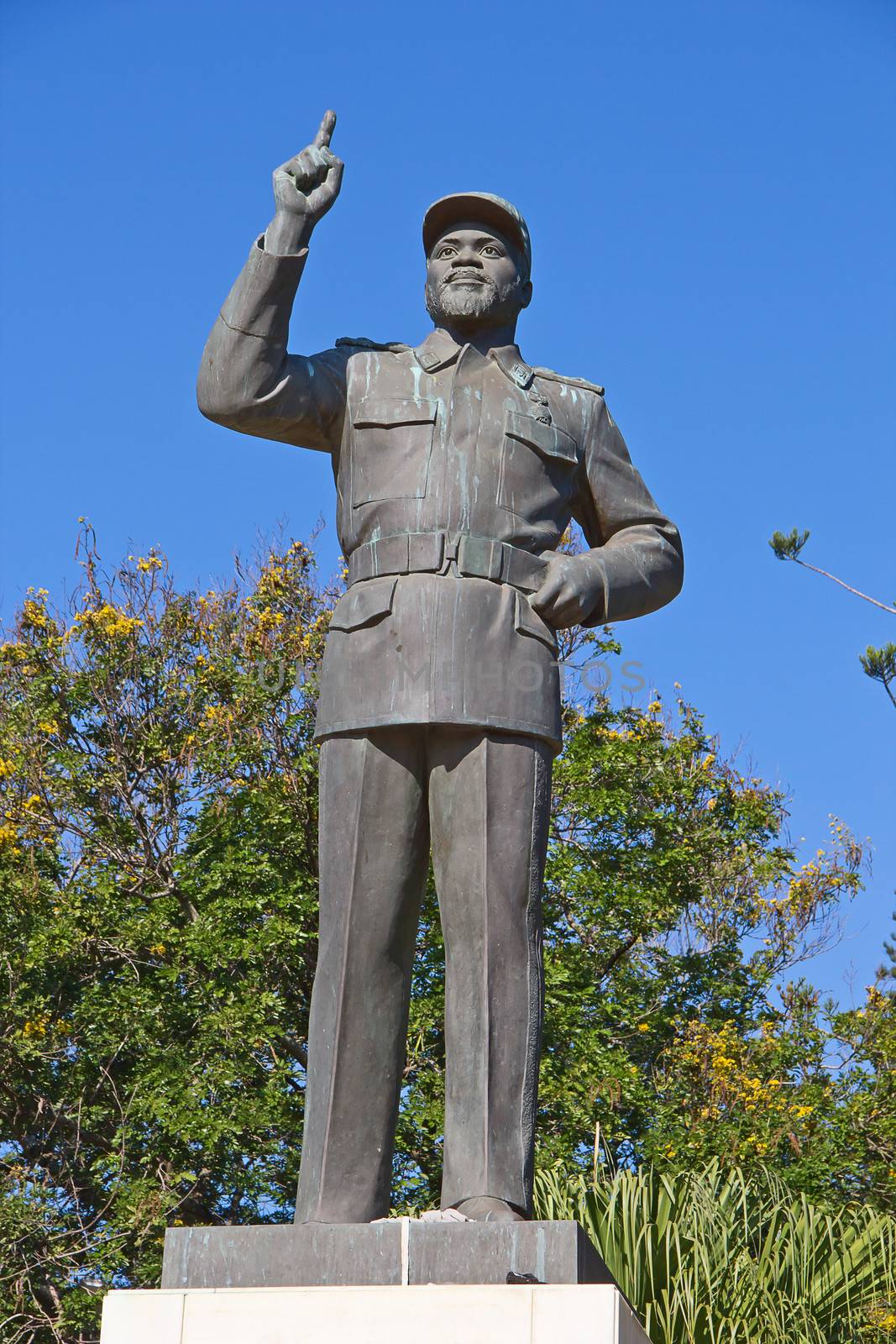 Statue of Michel Samora in Maputo, Mozambique