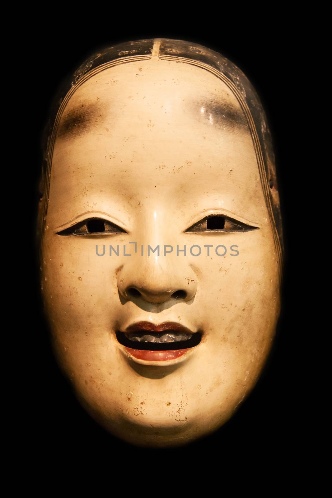 Ko-Kasshiki (young servant) Noh mask by swisshippo