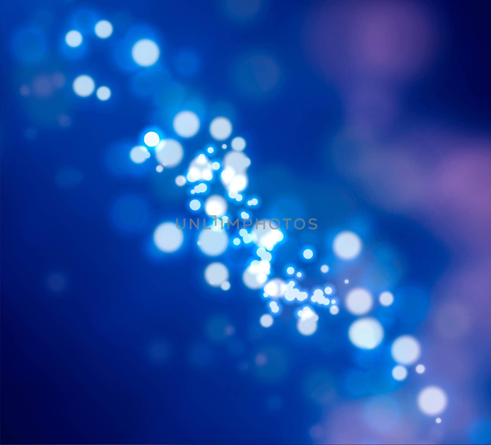 Blue purple bokeh abstract light background 