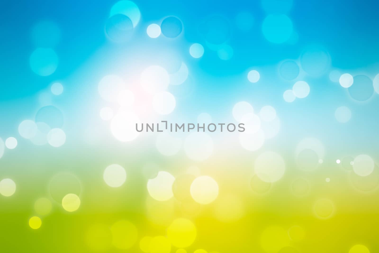 Abstract background with bokeh lights effect