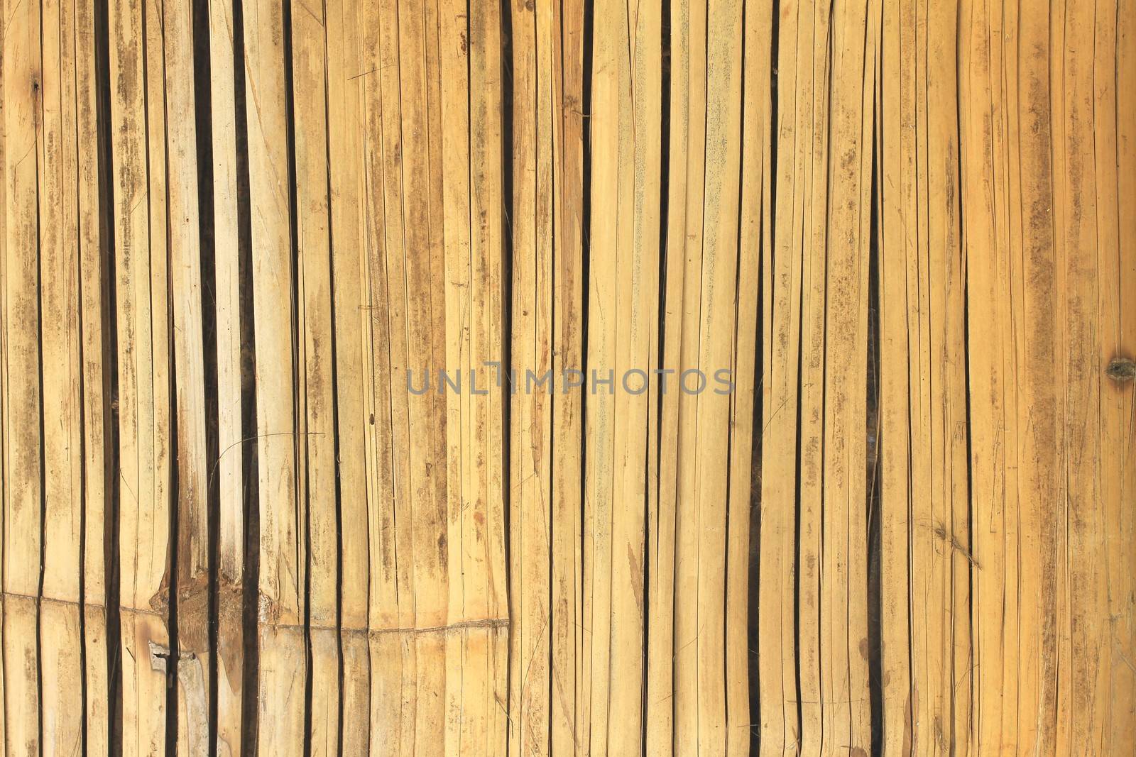 Abstrack Background , Closup fragment of bamboo fence, 